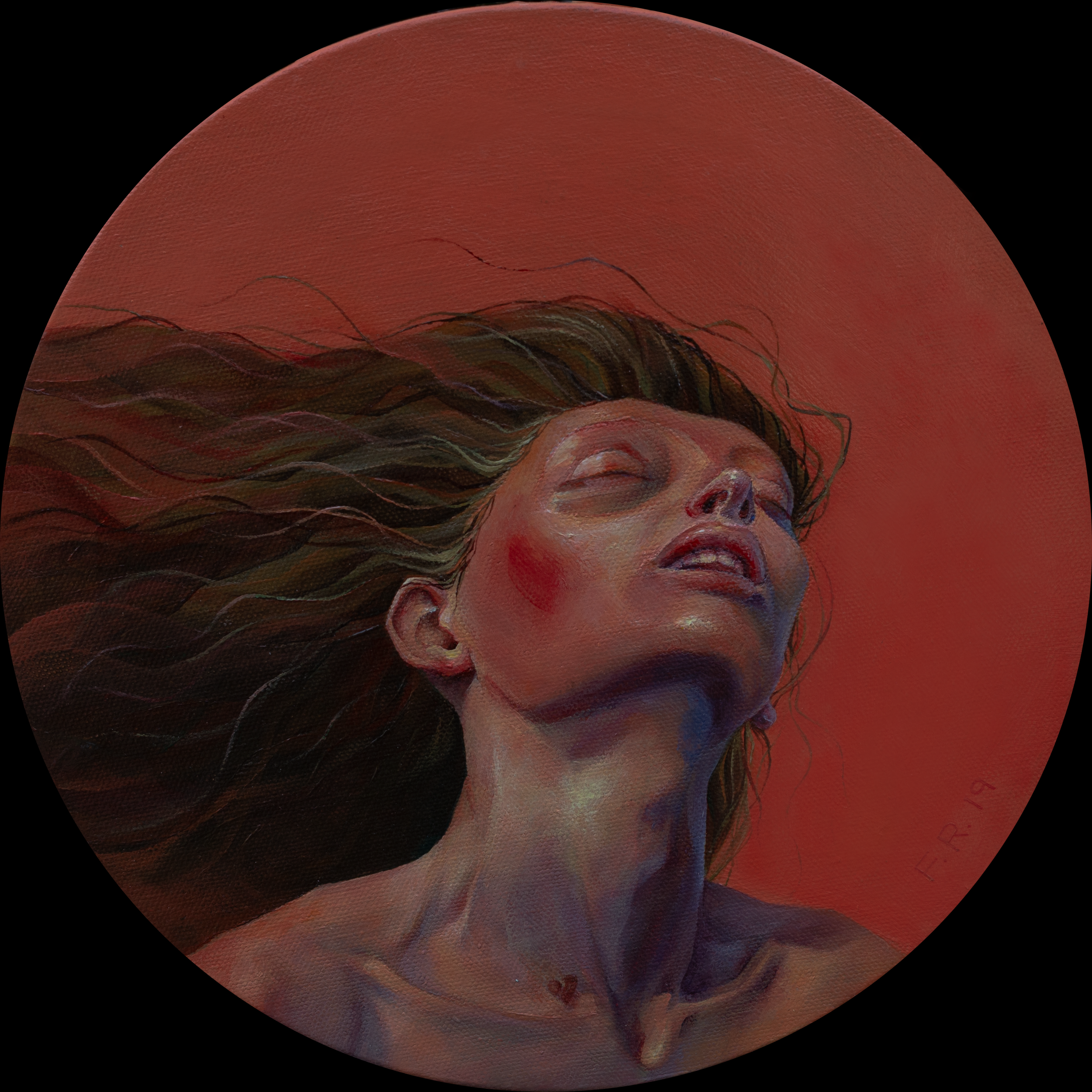 Inner Flame, 2019  
Ø 12 in