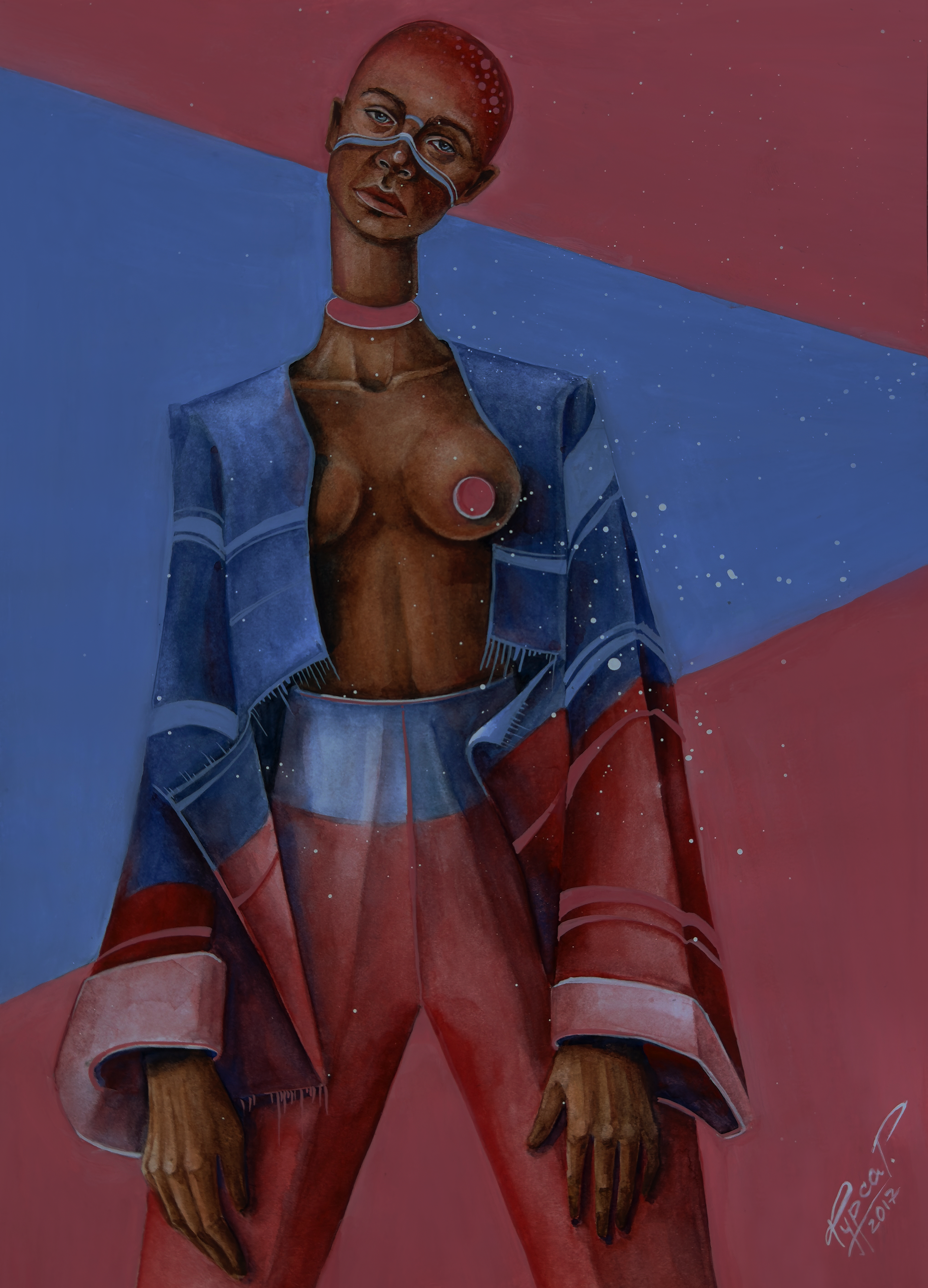 The Walls of Candy, 2017  
13 × 9,5 in