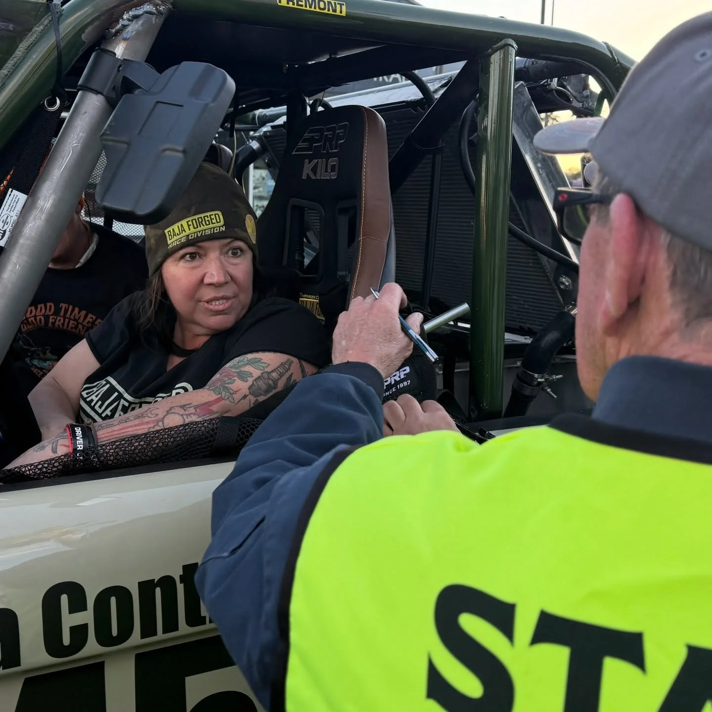 What is @designmuse saying to the tech folks of @themint400 ? Wrong answers only.