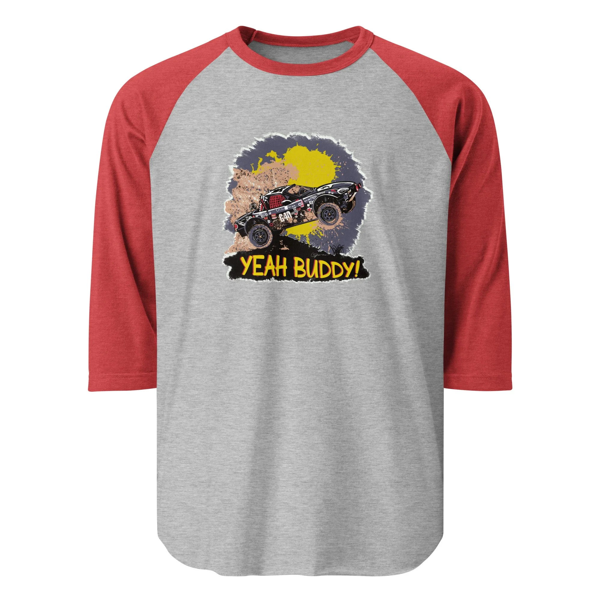 Yeah Buddy 3/4 Sleeve Raglan Shirt