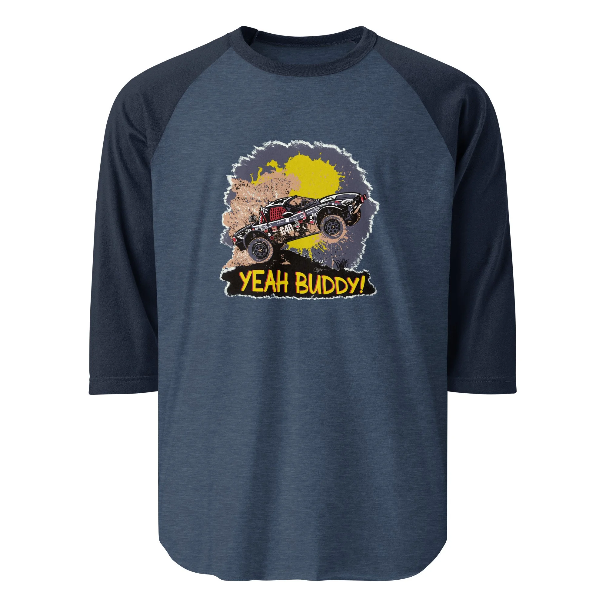 Yeah Buddy 3/4 Sleeve Raglan Shirt