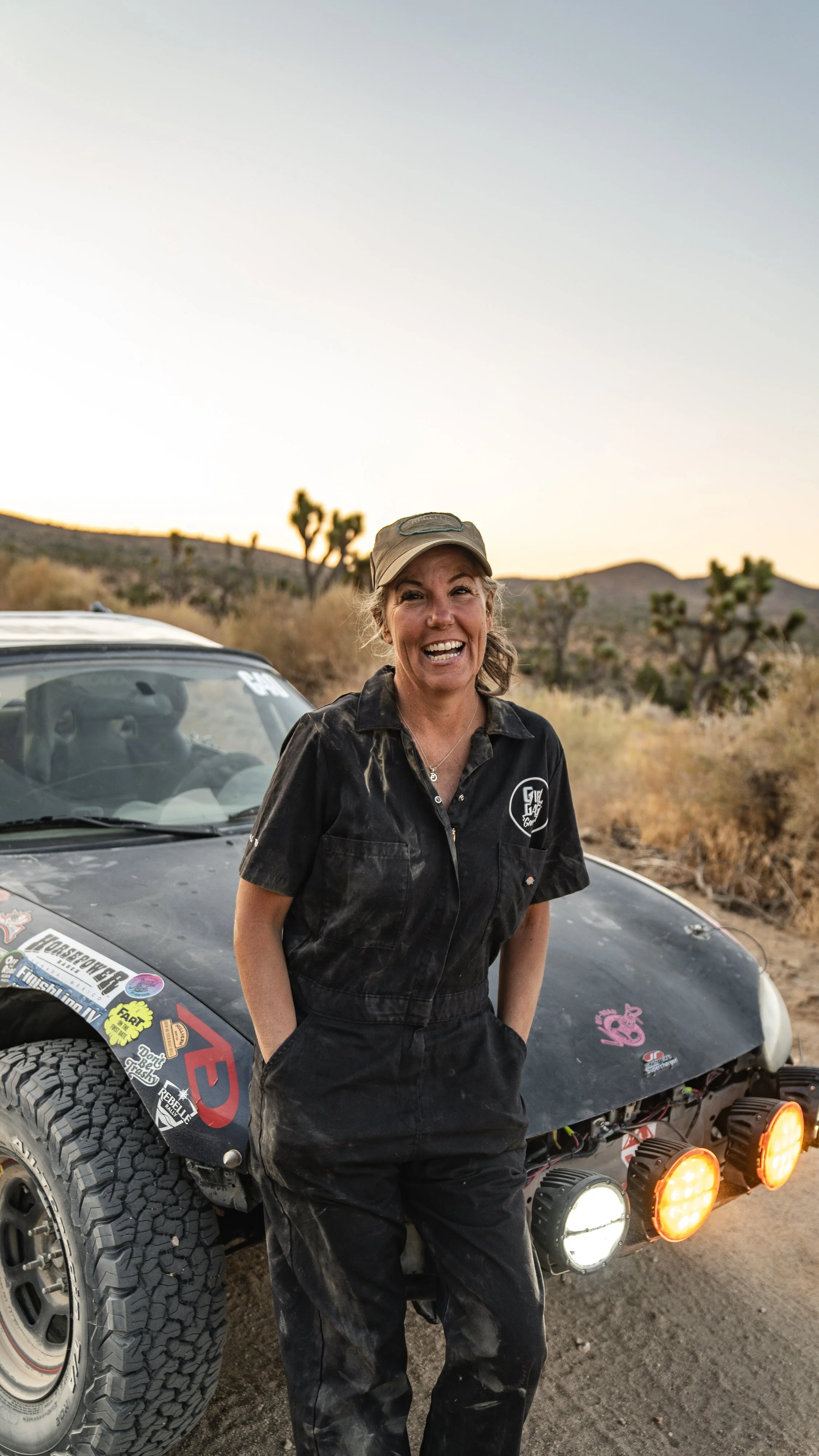 Emme Hall off road Miata Buddy