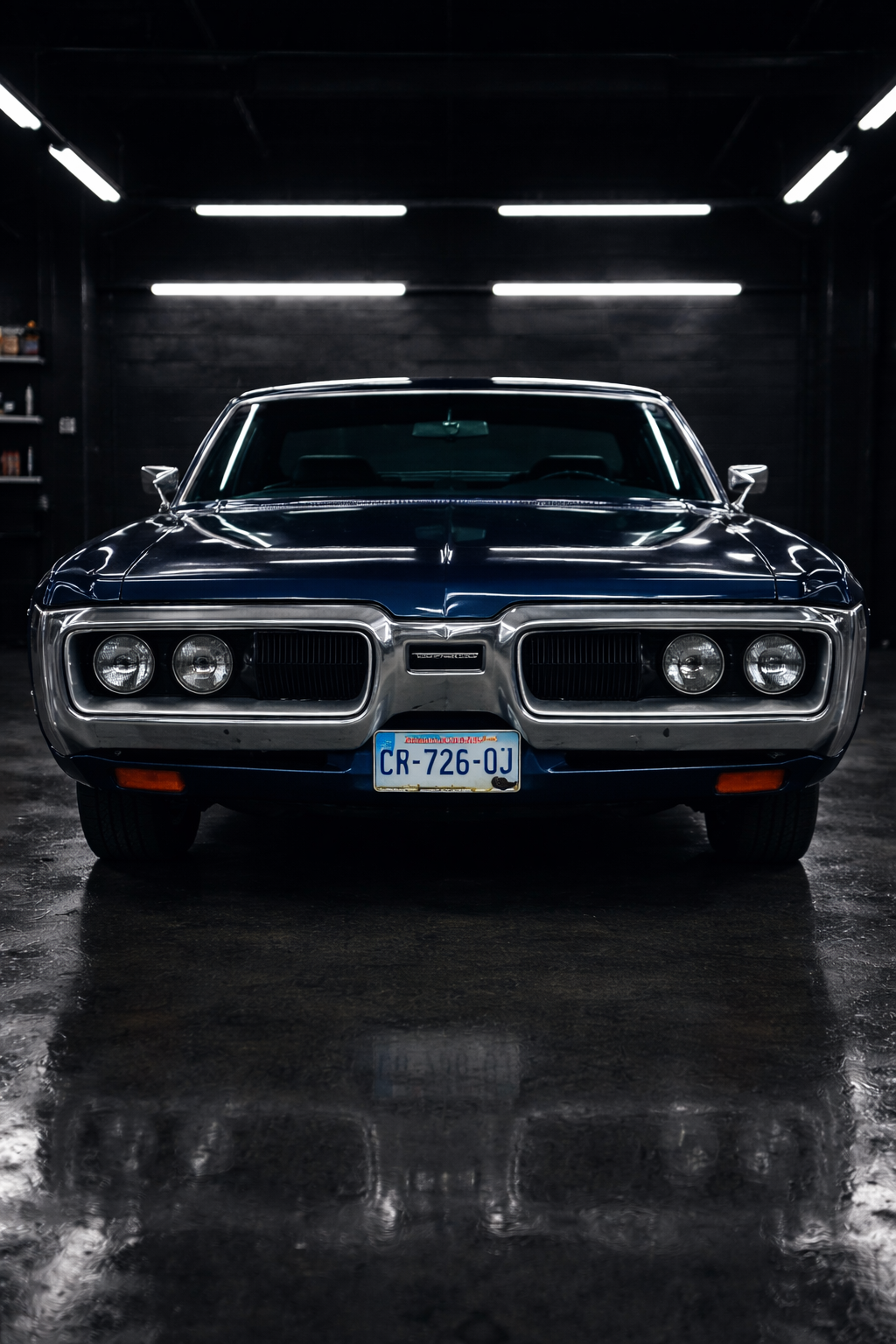 Plymouth Fury 1972 préparée en detailing automobile dans un studio professionnel à Montpellier - Old Iron Detailing