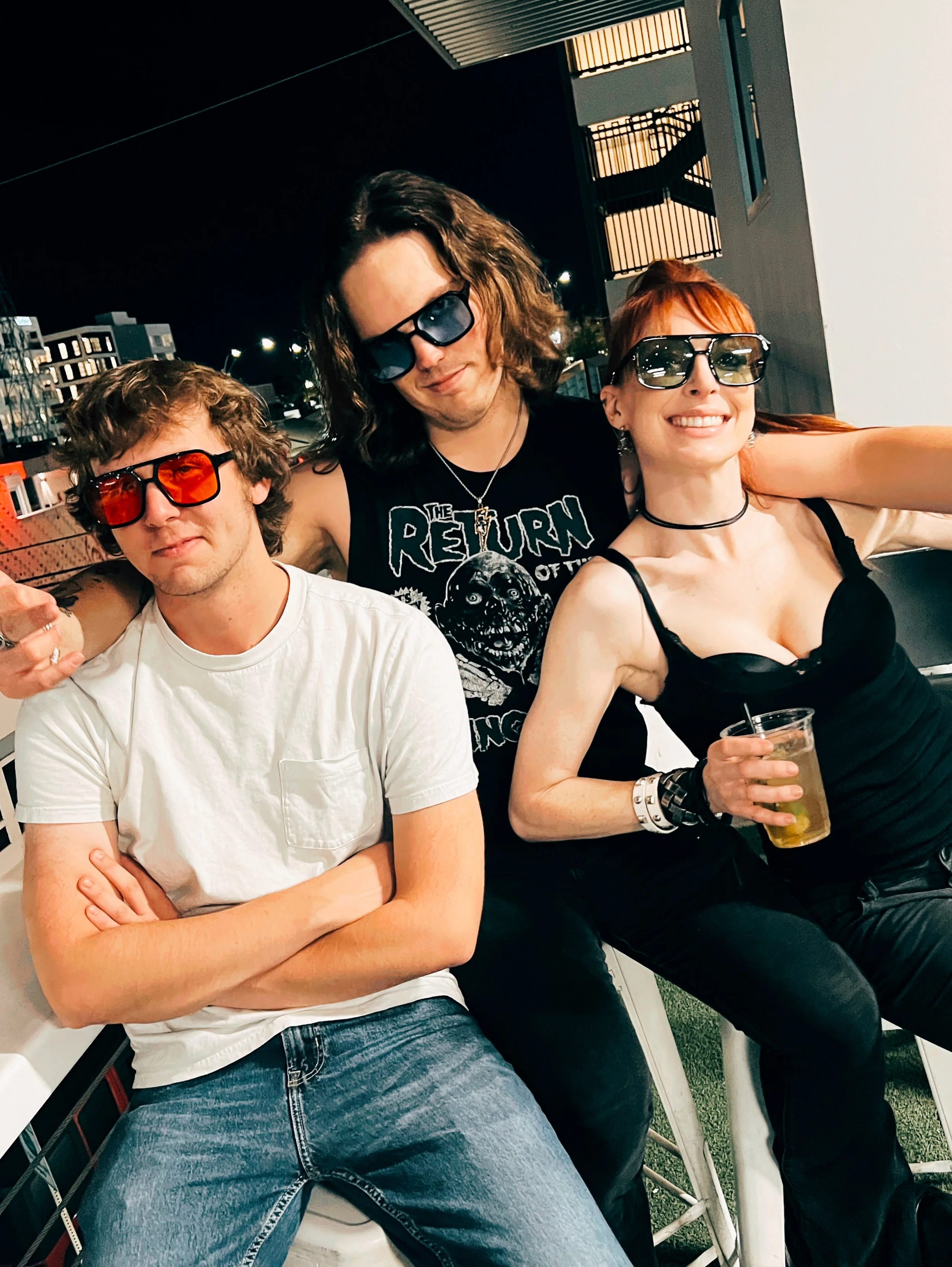 These sober (not) band members (one of whom is contemplating his life choices) want you to come party with them FRIDAY at @thepunkrockmuseum 🤘😎🤘

➡️ @legallimitlv ⬅️
➡️ @legallimitlv ⬅️
➡️ @legallimitlv ⬅️
➡️ @legallimitlv ⬅️

📍 @threestarpunkbar