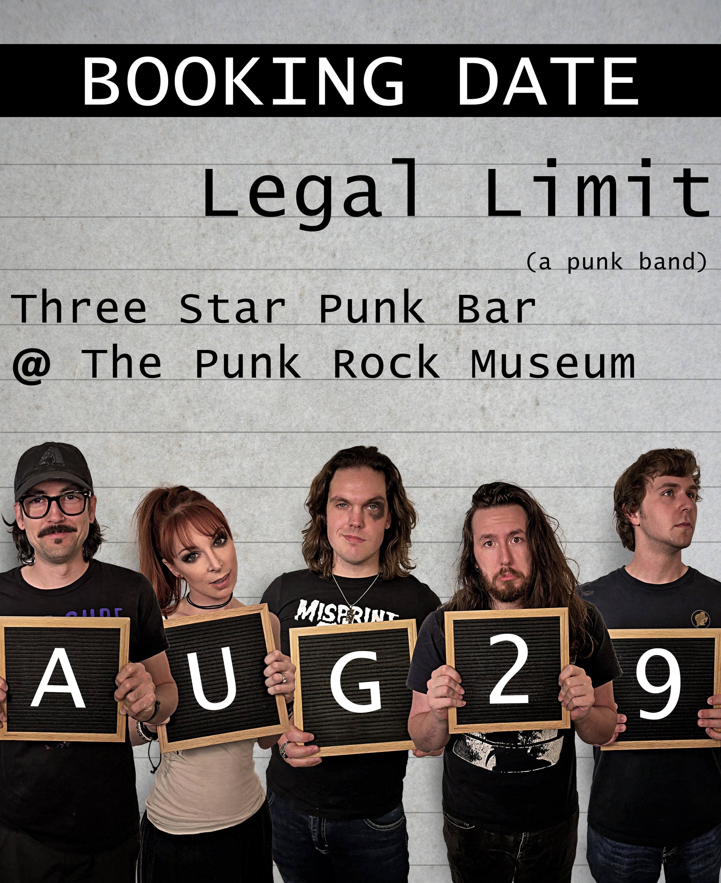 🚨 SAVE THE DATE!! 🚨 August 29th we take over @thepunkrockmuseum once again. 🤘😎🤘 New covers including The Stooges, Descendents, Ramones, and more. 🎸

📍 @threestarpunkbar at The Punk Rock Museum
📅 Aug 29th
🕐 9pm-ish

➡️ @legallimitlv ⬅️
➡️ @le