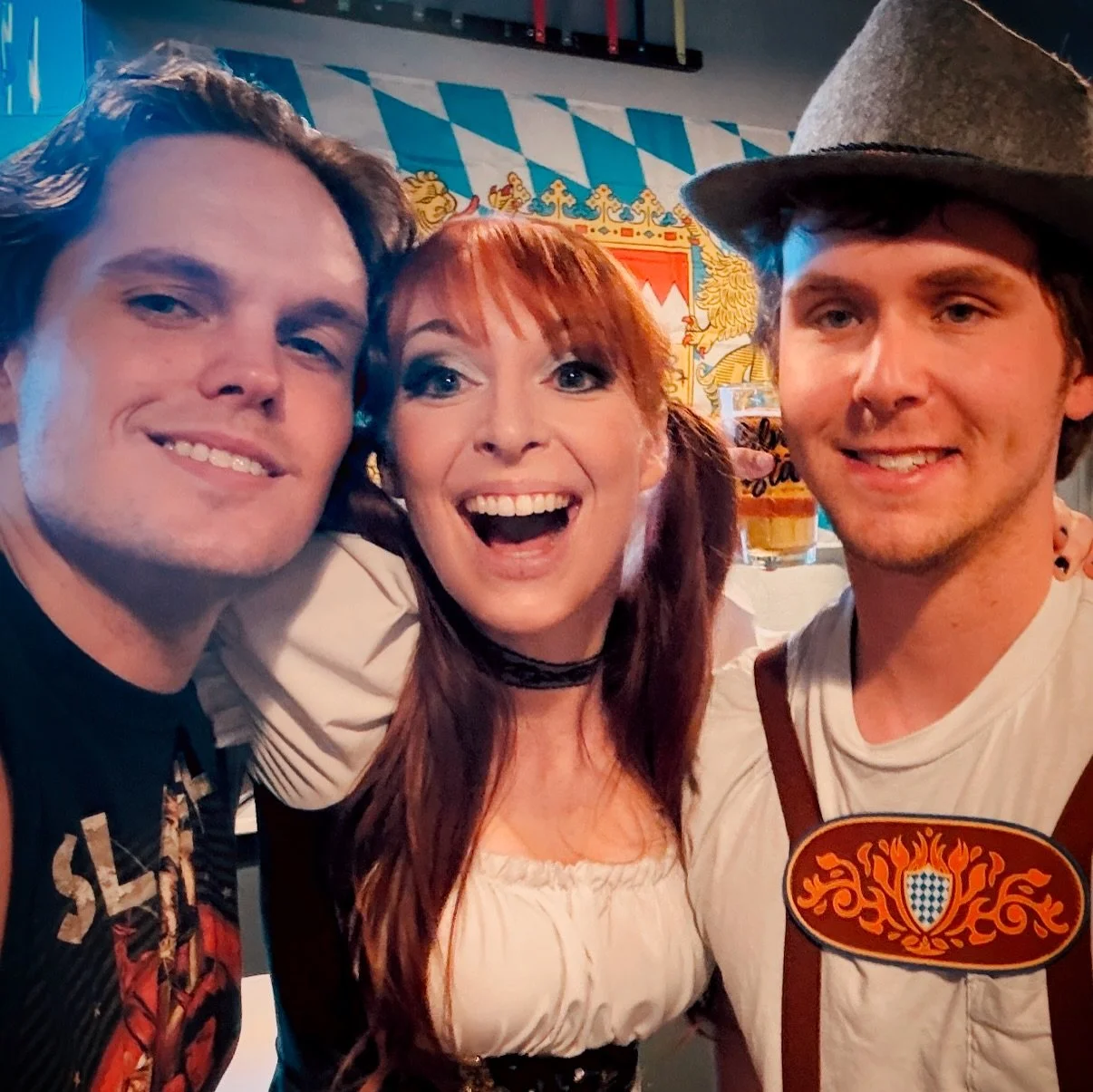 Punktoberfest?! 🍻🥨🤘 Legal Limit at @crafthaus #Hausfest12! Oi Oi Oi! 💙🤍💙🤍

Special shout-out to Baby Spice Evan&rsquo;s dad @paulbykowski. Dad Spice? Old Spice? Spicekowski? 

Thanks for having us, CraftHaus! 🍺 

#legallimitlv #legallimitband