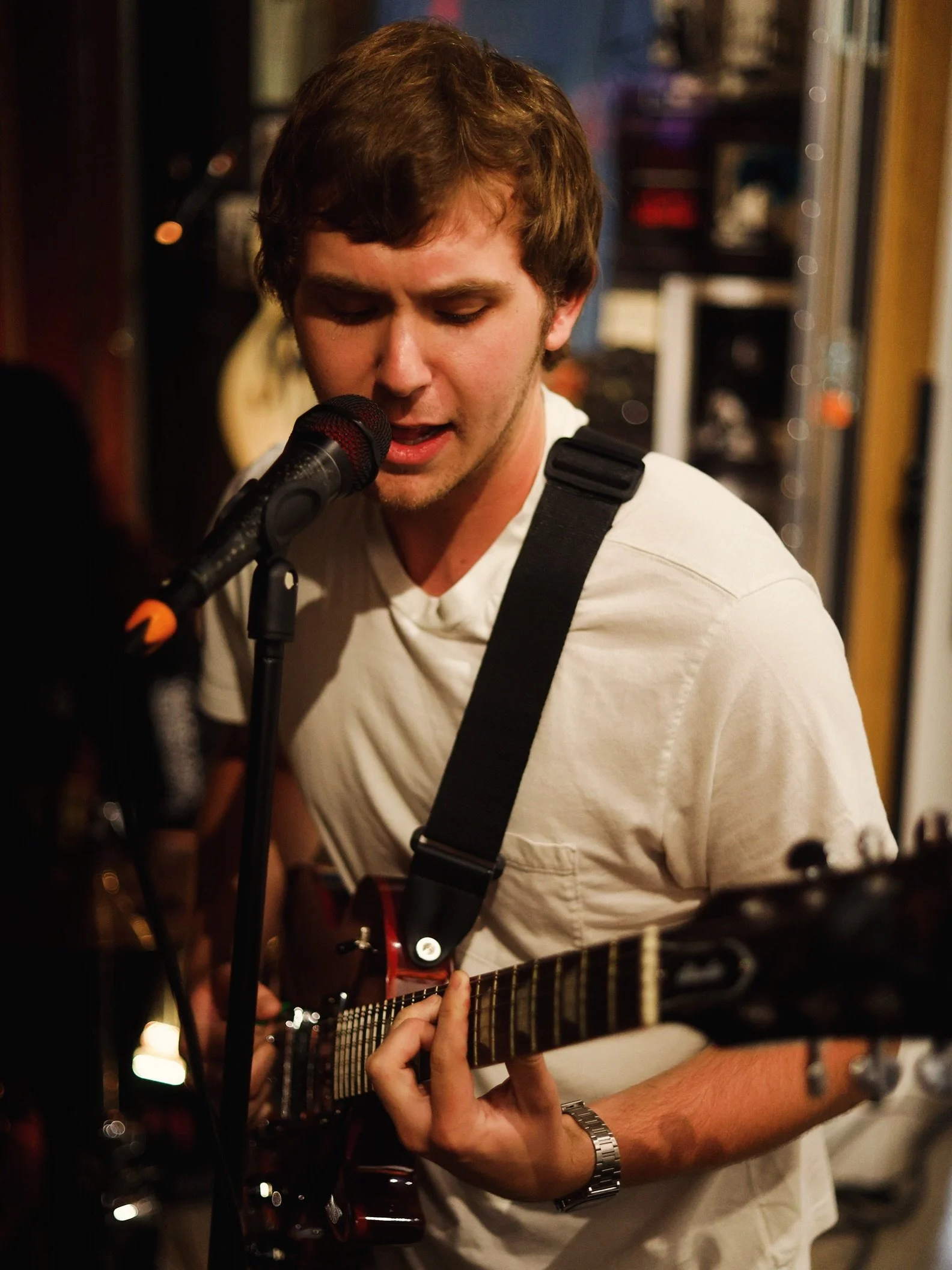 It&rsquo;s &ldquo;Baby Spice&rdquo; Evan! 🎸✌️💕 He plays rhythm guitar! 
He&rsquo;s not sure what&rsquo;s going on! 
He would like to ride a time machine back to 1960 where he can play Beatles songs on his Rickenbacker in peace! 
His favorite quote 