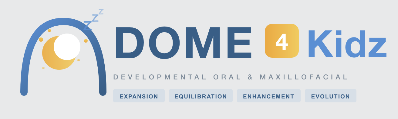 Logo for pediatric sleep dental course dome4kidz
