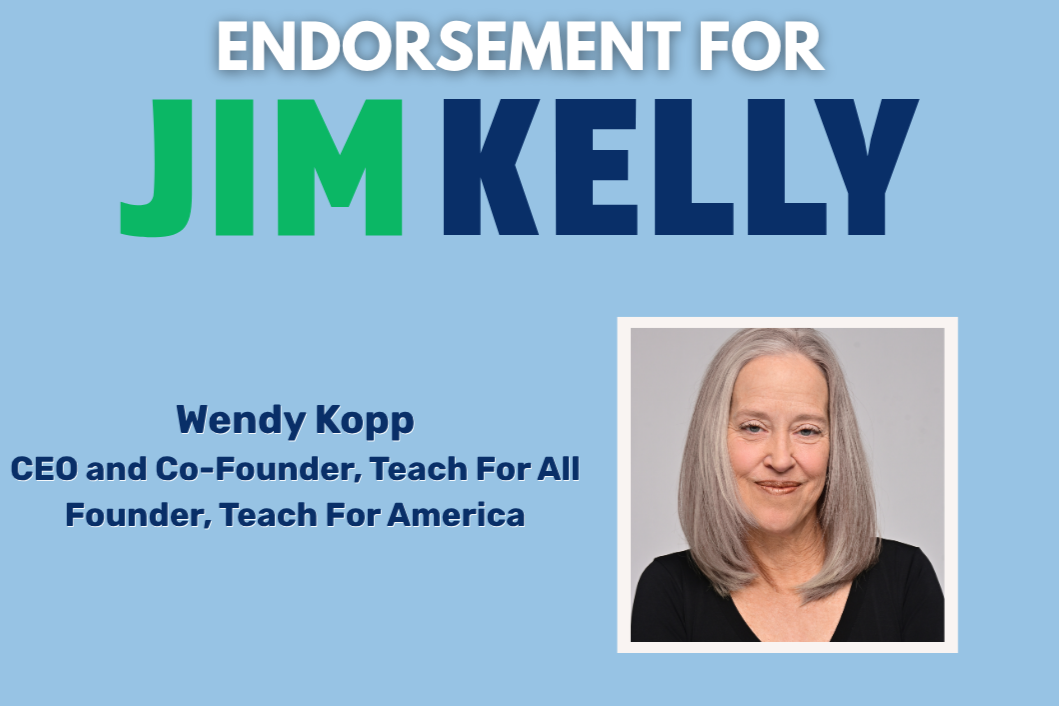 Endorsement from Wendy Kopp, CEO &amp; Founder, Teach for All, Founder, Teach for America