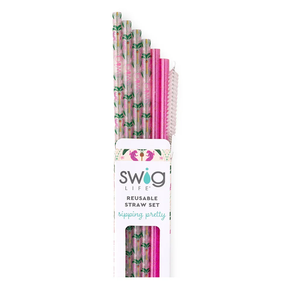 Swig PALM ROYALE Reusable Straws