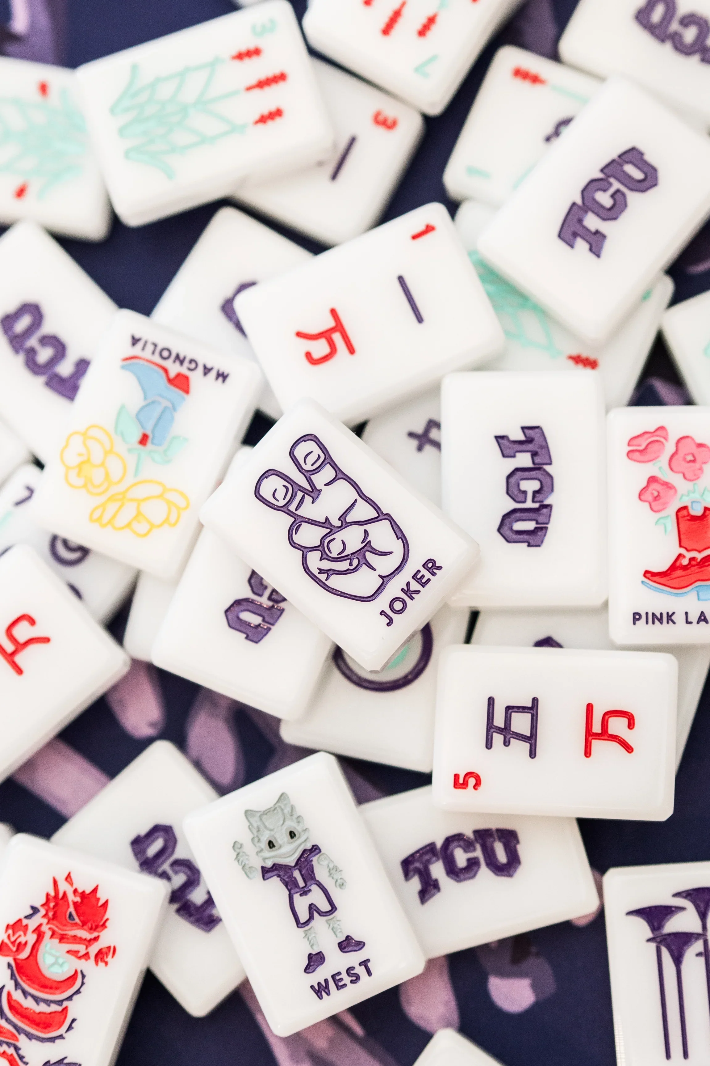 Texas Christian University ® Mahjong Tiles - PRE ORDER