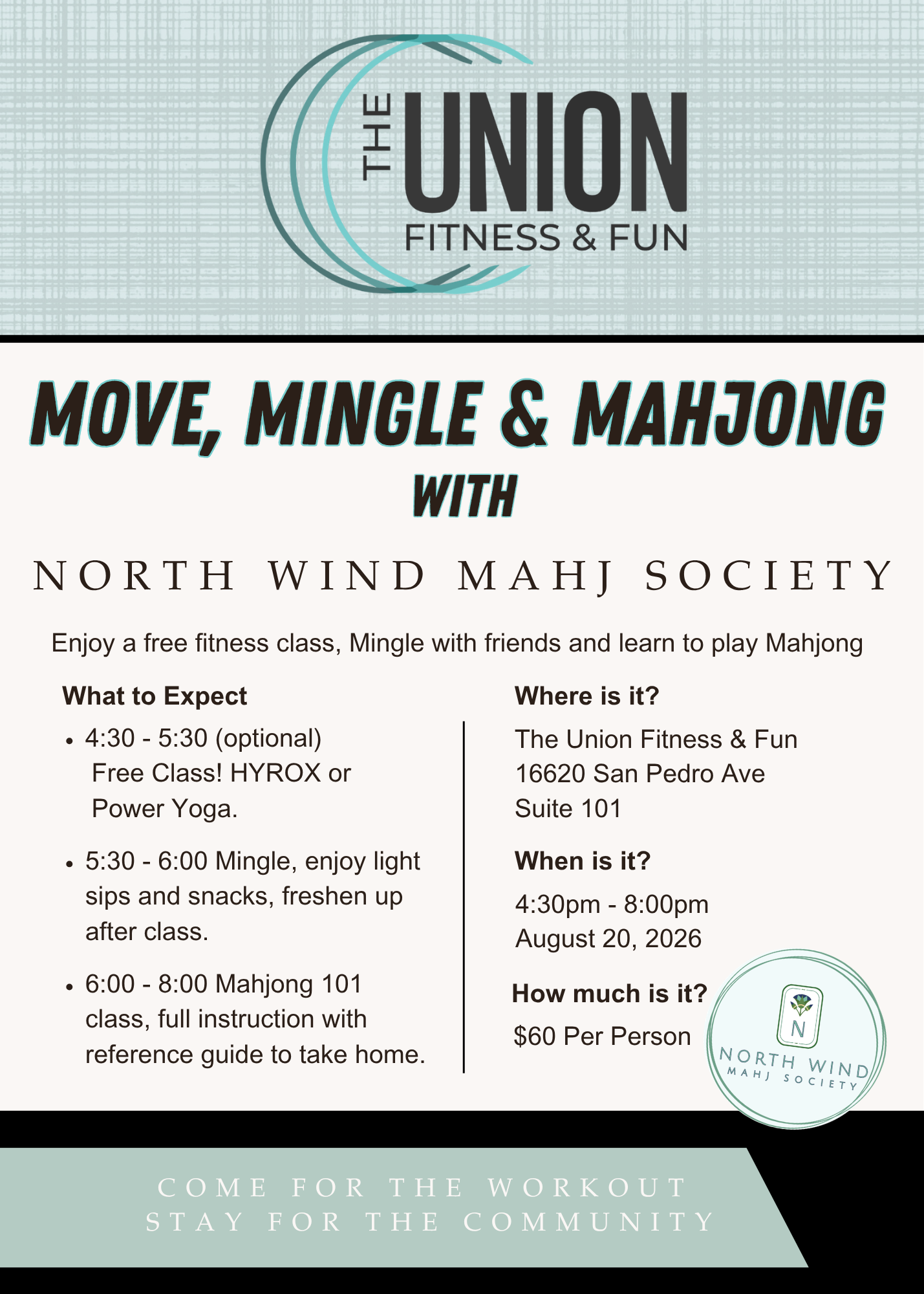 Move, Mingle, and Mahjong | 8/20 Mahj 101