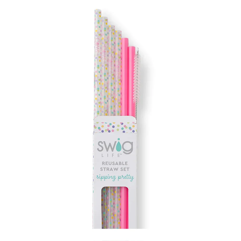 Swig CONFETTI Reusable Straws