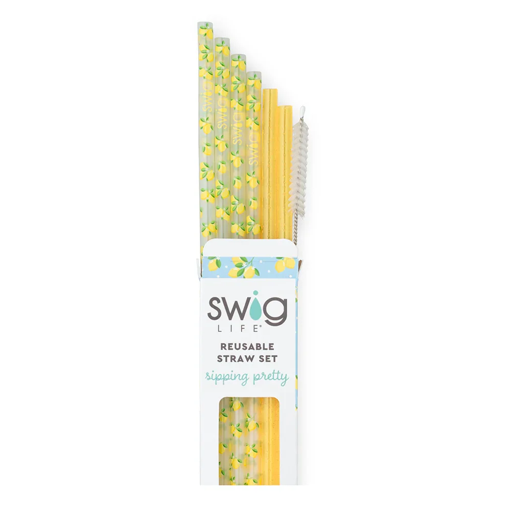 Swig LEMON MERINGUE Reusable Straws