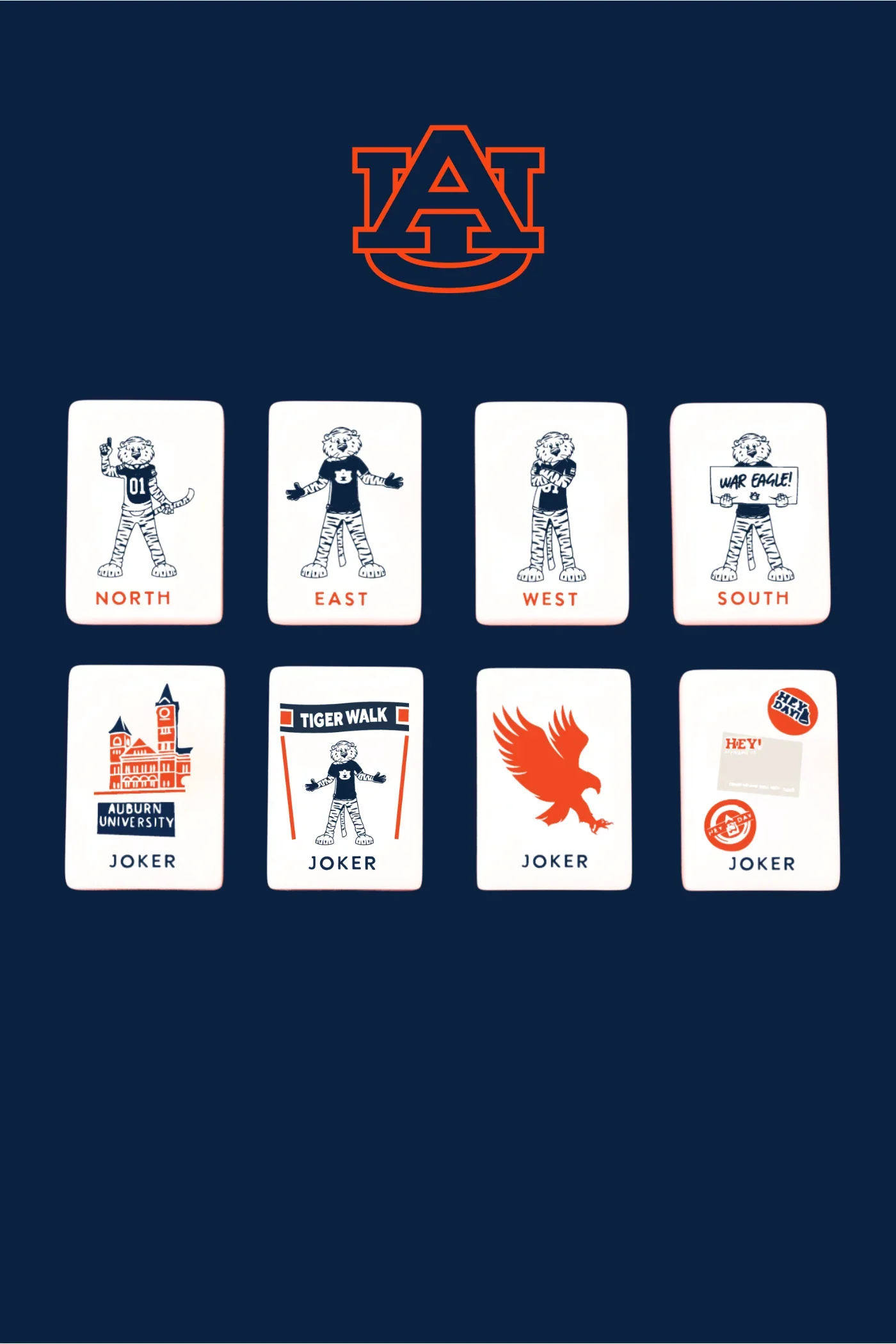 Auburn University® Mahjong Tiles - PRE ORDER