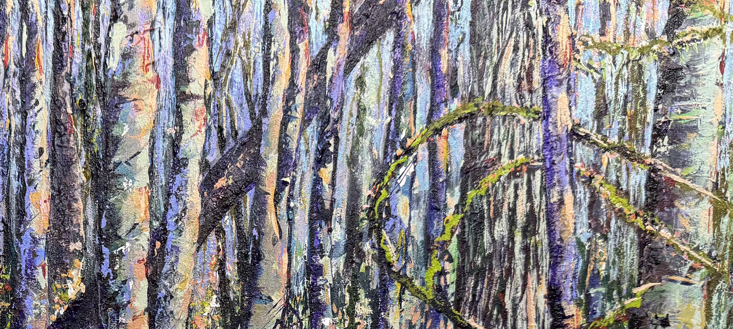 Detail of painting by Margie Labadie