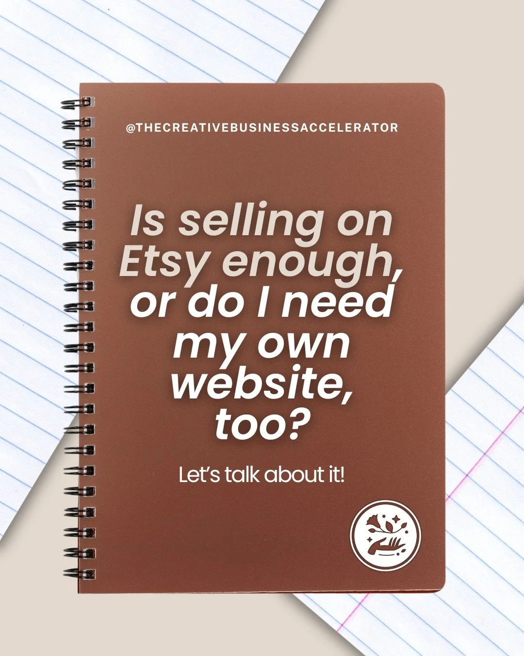 Etsy is an excellent place to start for many makers, but I recommend having your own website, too! Your site is a much firmer foundation to build on in the long-term.

Here's how I leverage both to balance the pros and cons! And please share your exp