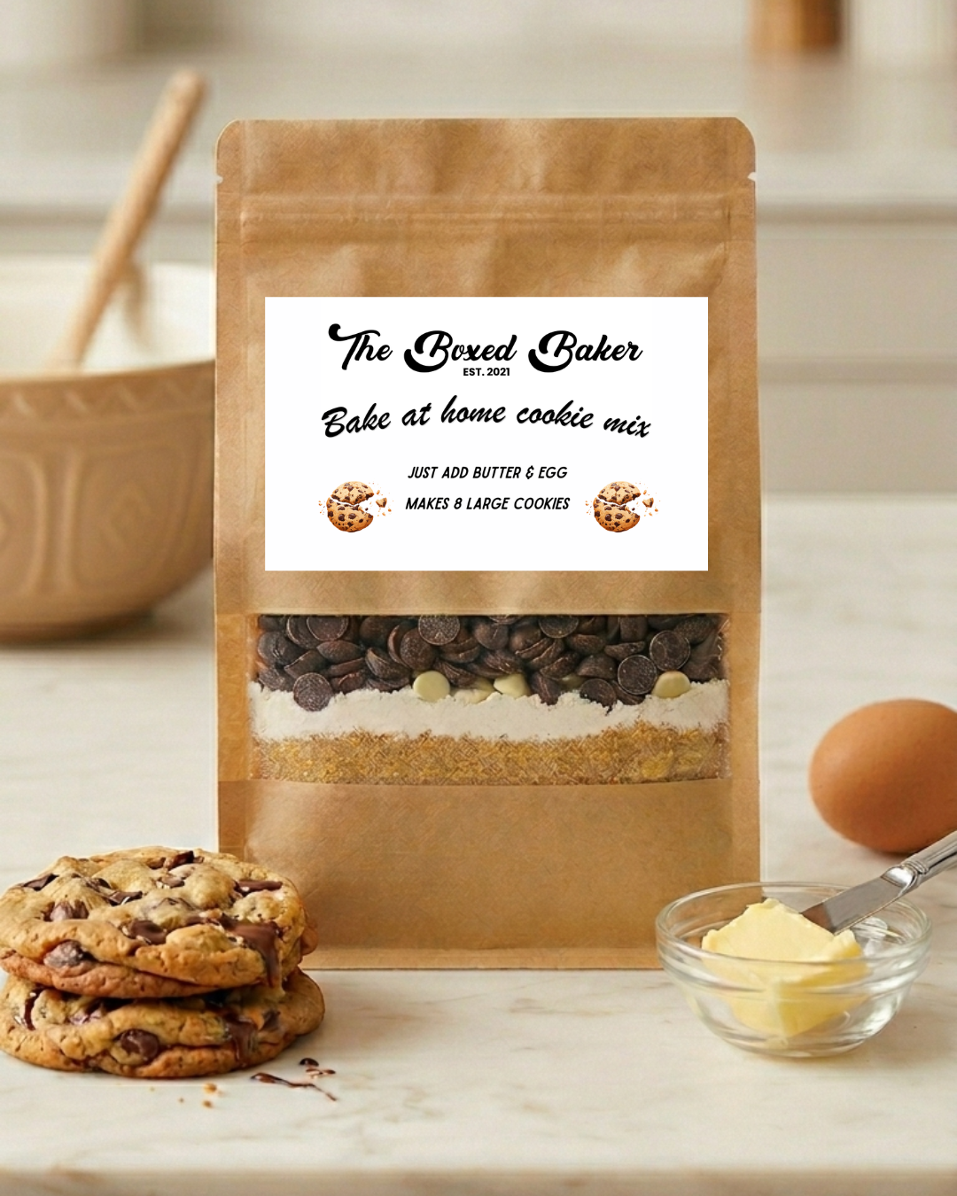 Bake at Home Cookies (makes 8)