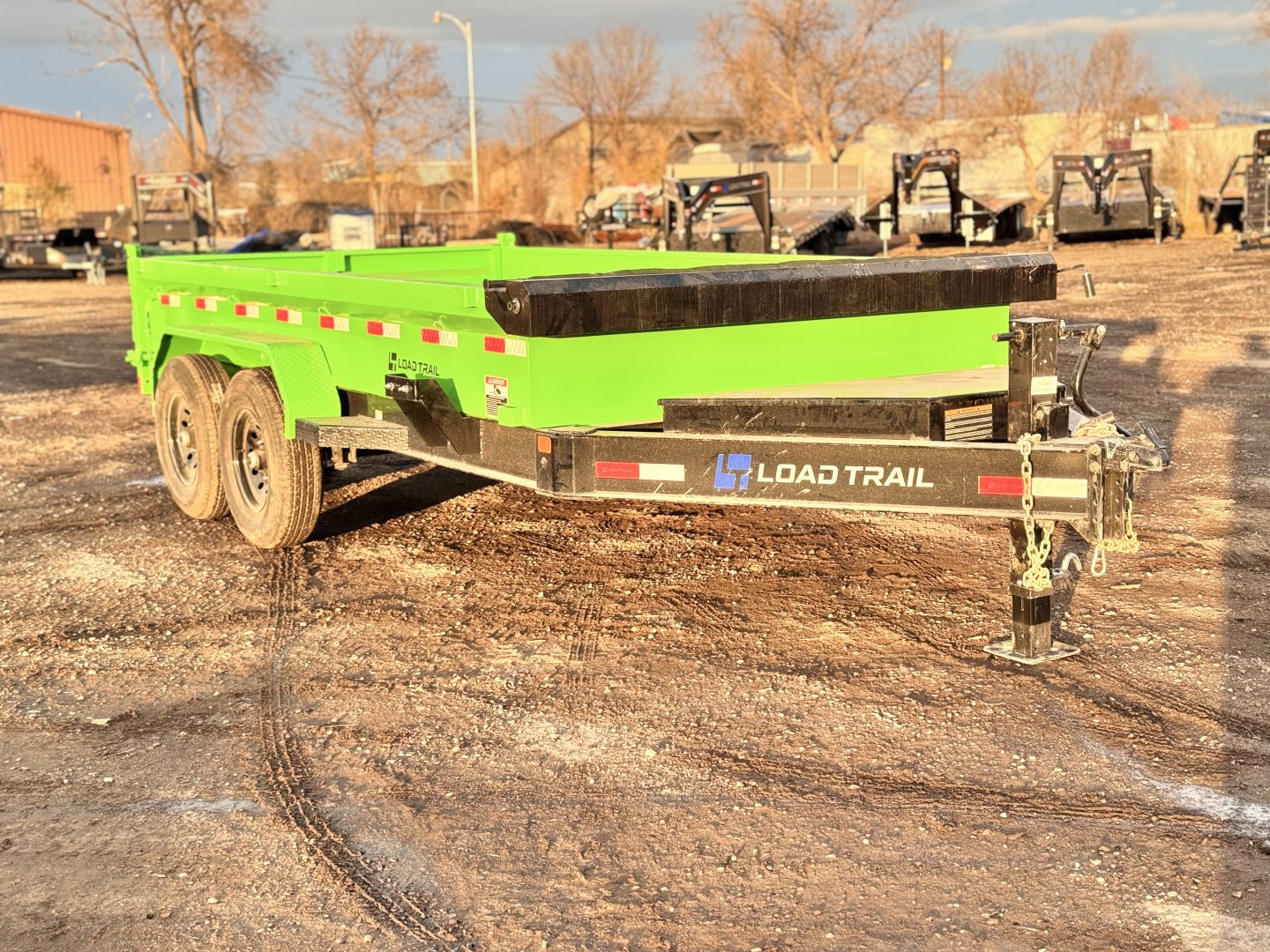 7'x14' Dump Trailer with 7K Axles