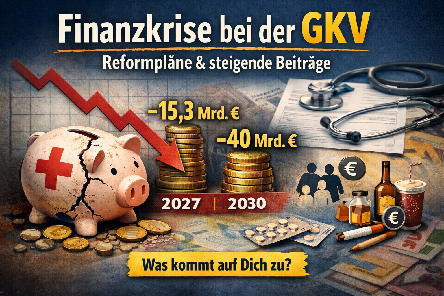 Die GKV steuert auf die Wand zu – und Du zahlst die Rechnung