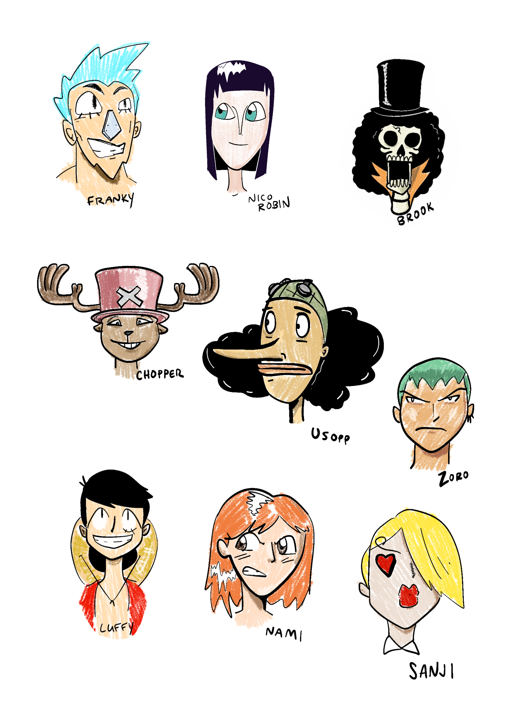 One Piece Sticker Set