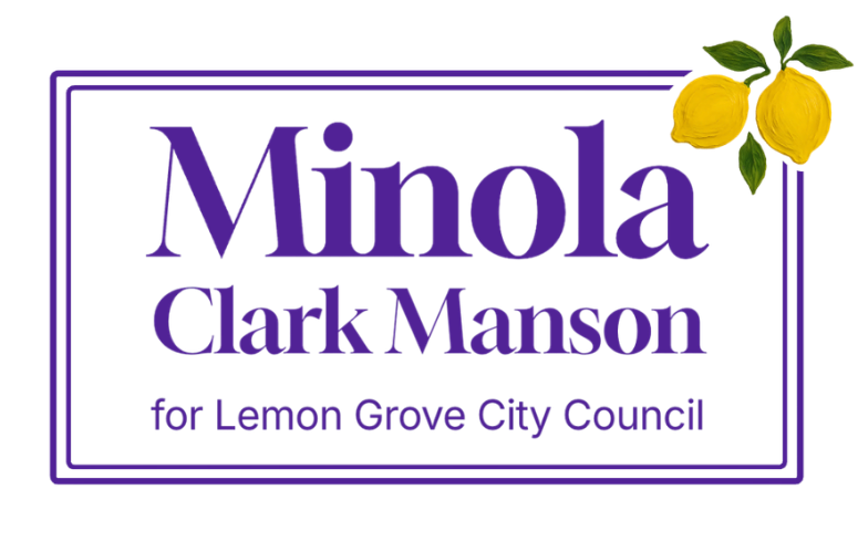 Minola Clark Manson for Lemon Grove City Council