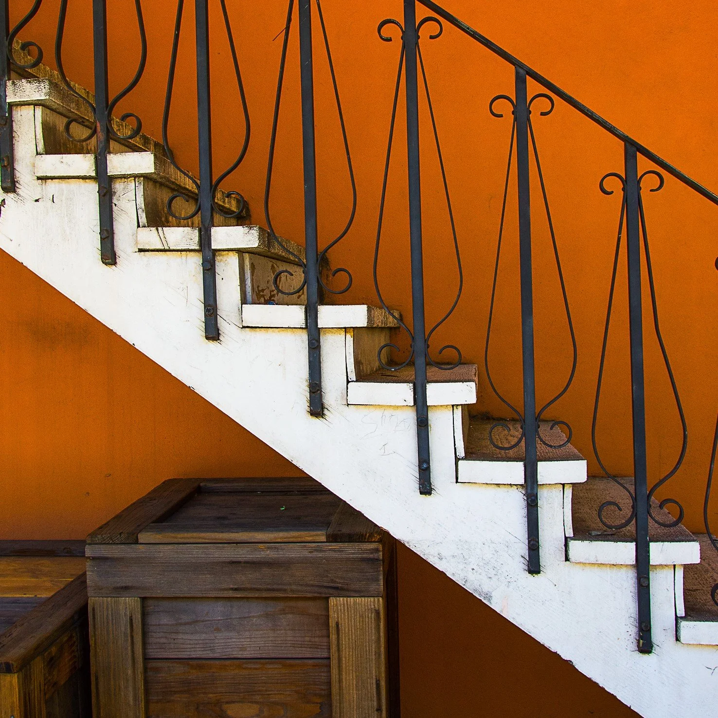 Back Staircase in Old Sacramento