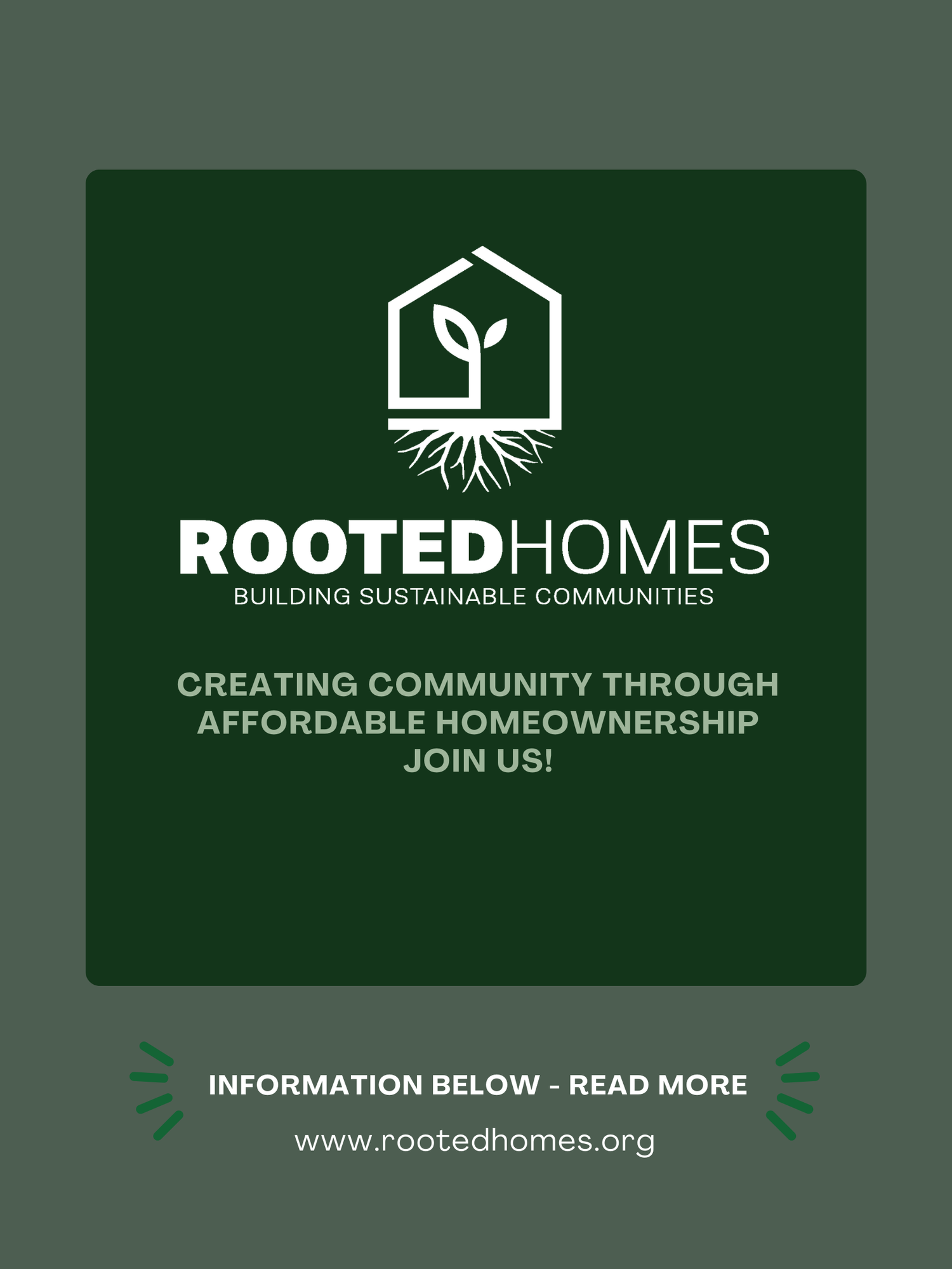 RootedHomes Virtual Information Session