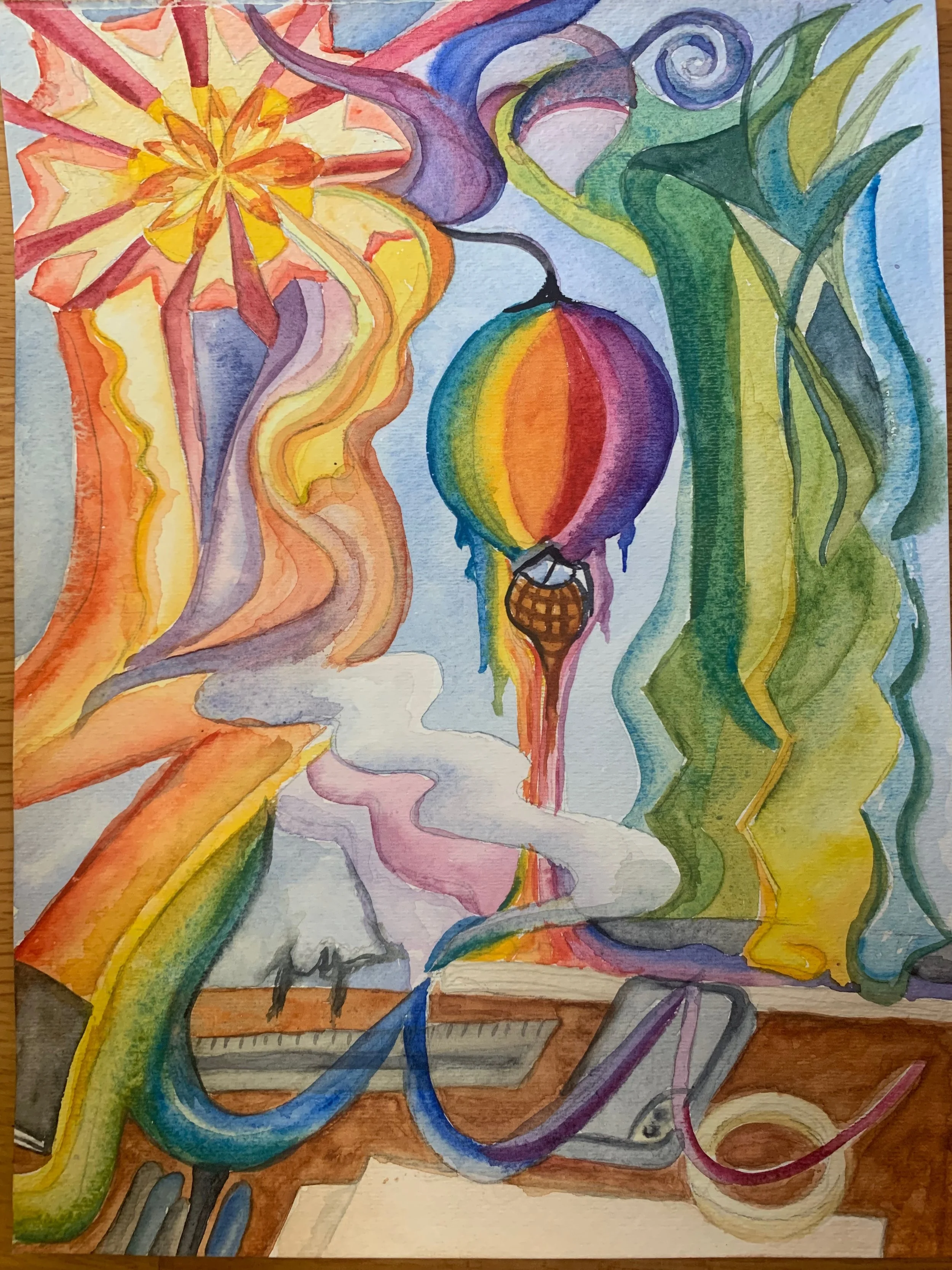 Dripping Color: Exquisite Corpse Assignment 