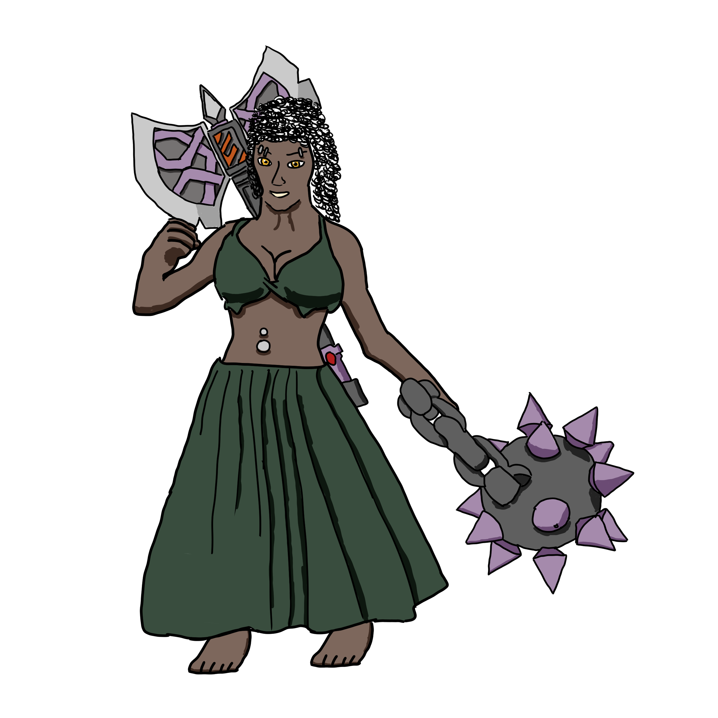 Persephone, bartender barbarian