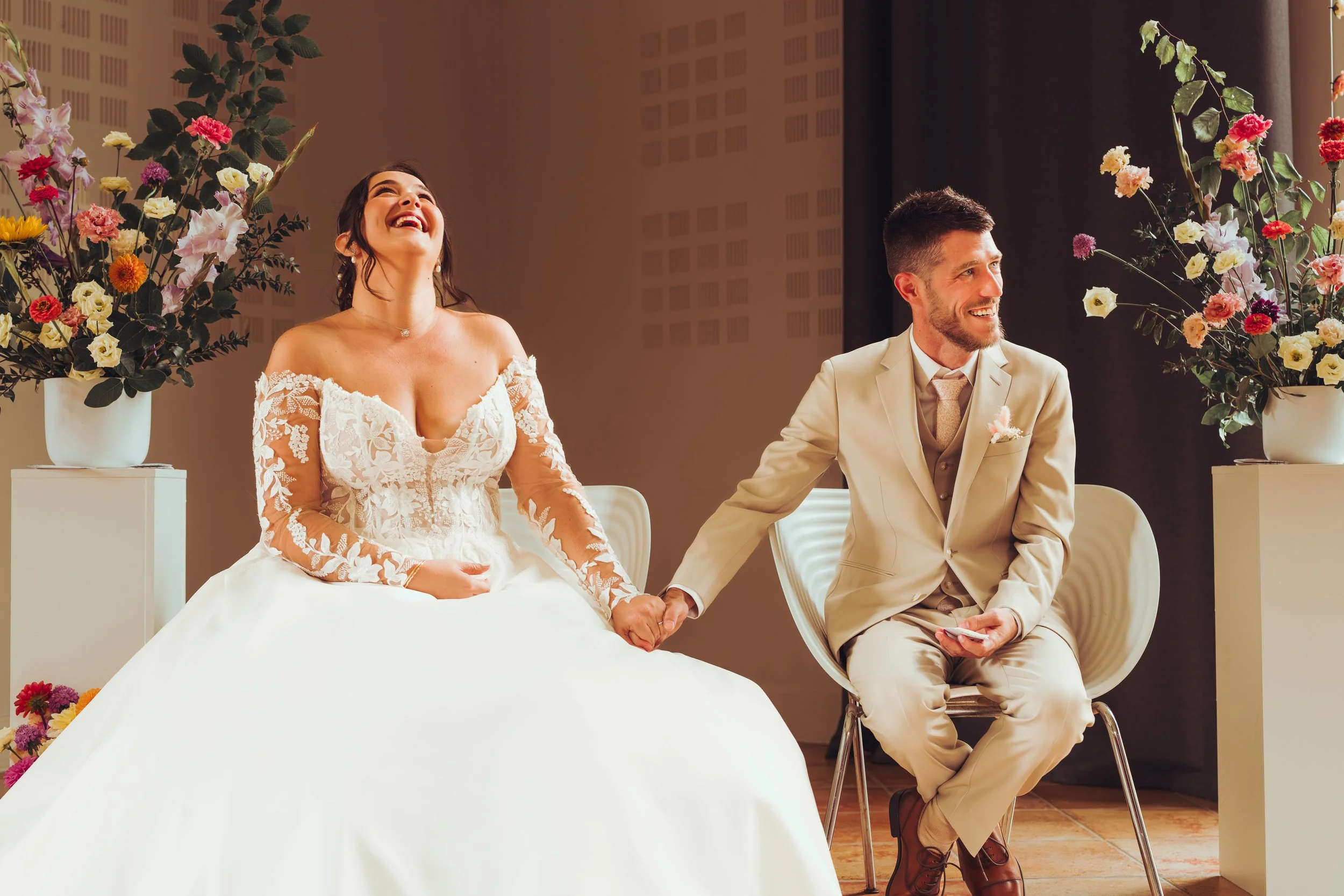 Cérémonie laïque de mariage au Mas des Canelles, proche de Toulouse