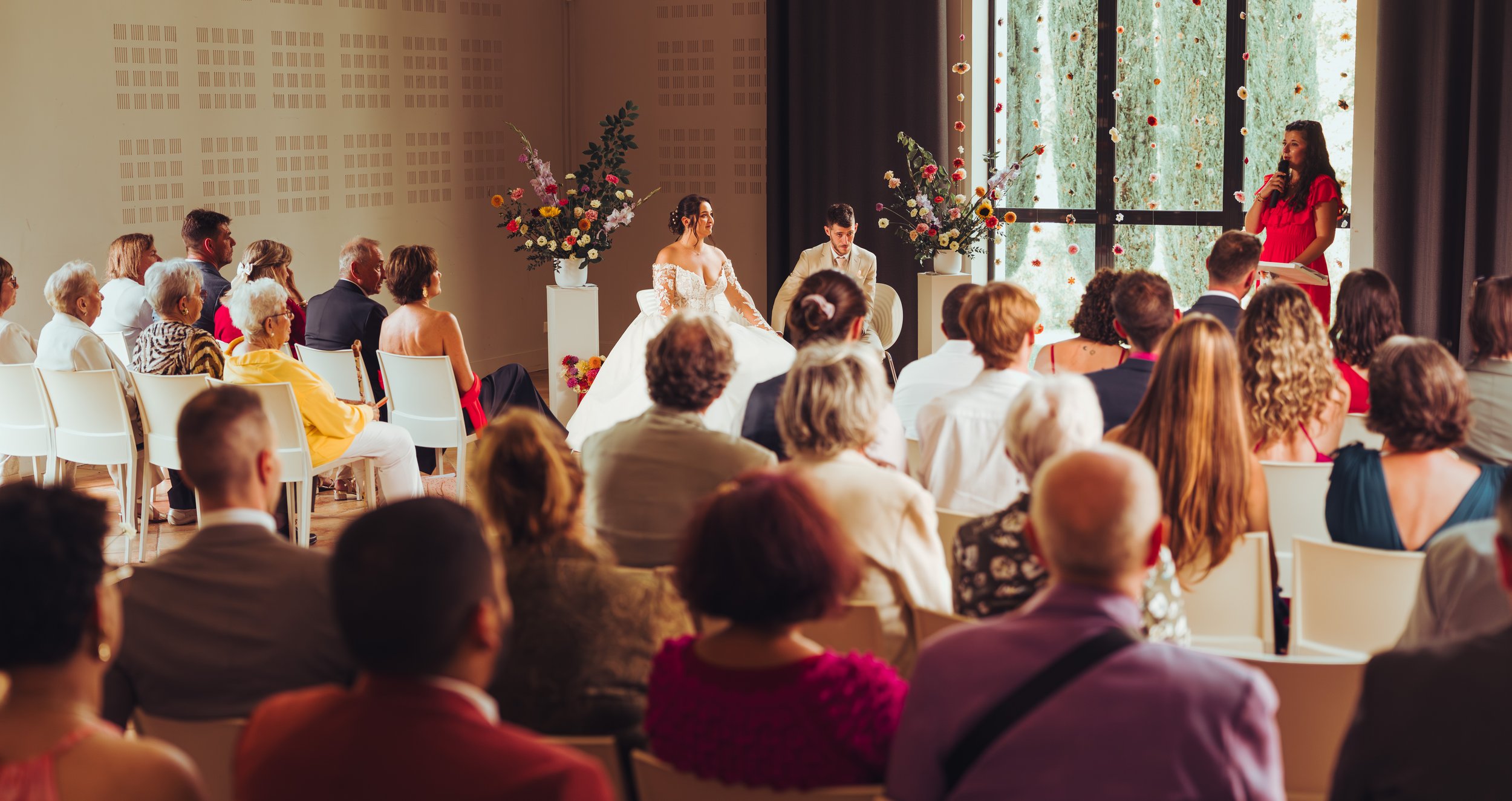 Cérémonie laïque de mariage au Mas des Canelles, proche de Toulouse