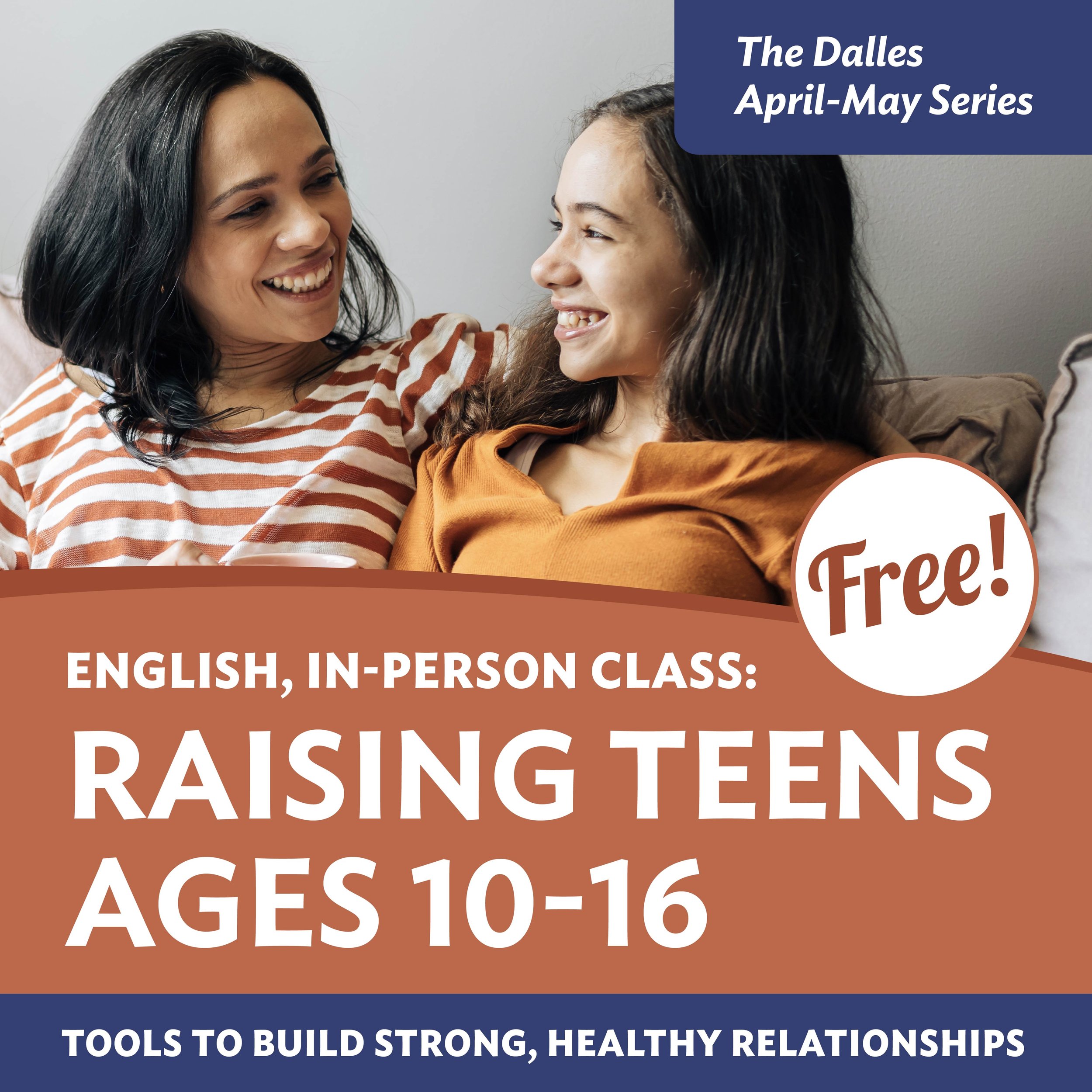 Parenting Class "Raising Teens" advertisement