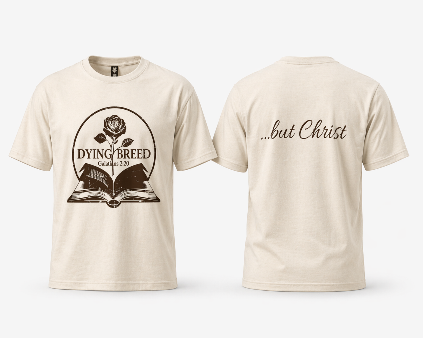 Cream + Chocolate Heavyweight Tee
