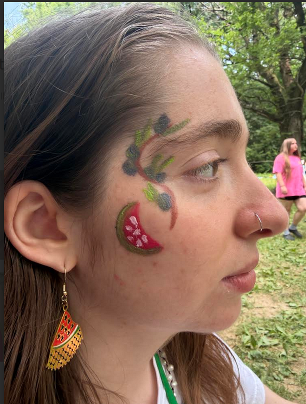 our communication officer with facepaint!