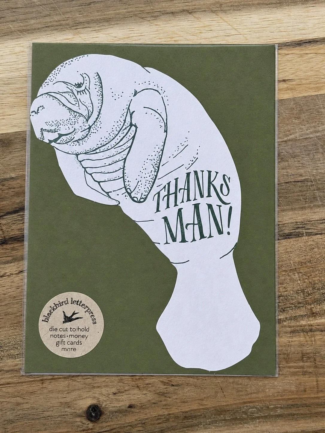 Thanks Man! Greeting Card