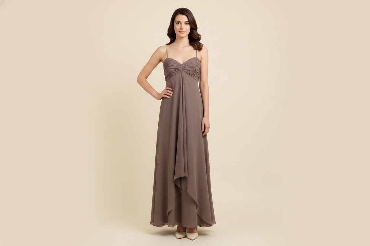 Name: Light Brown Ruffle
Size: L
Dress #: 84
Quantity: 1