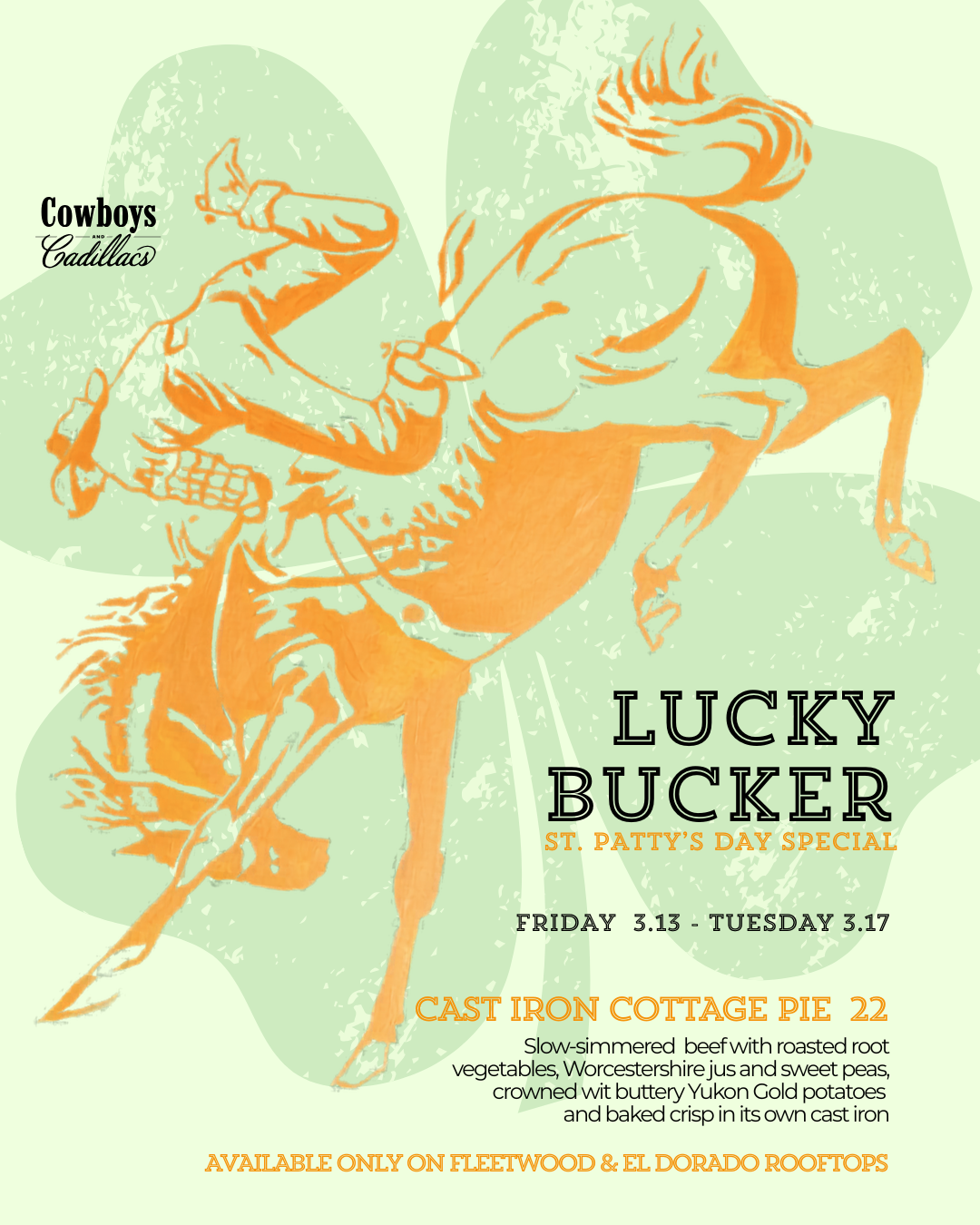 St Patty’s Day Lucky Bucker 