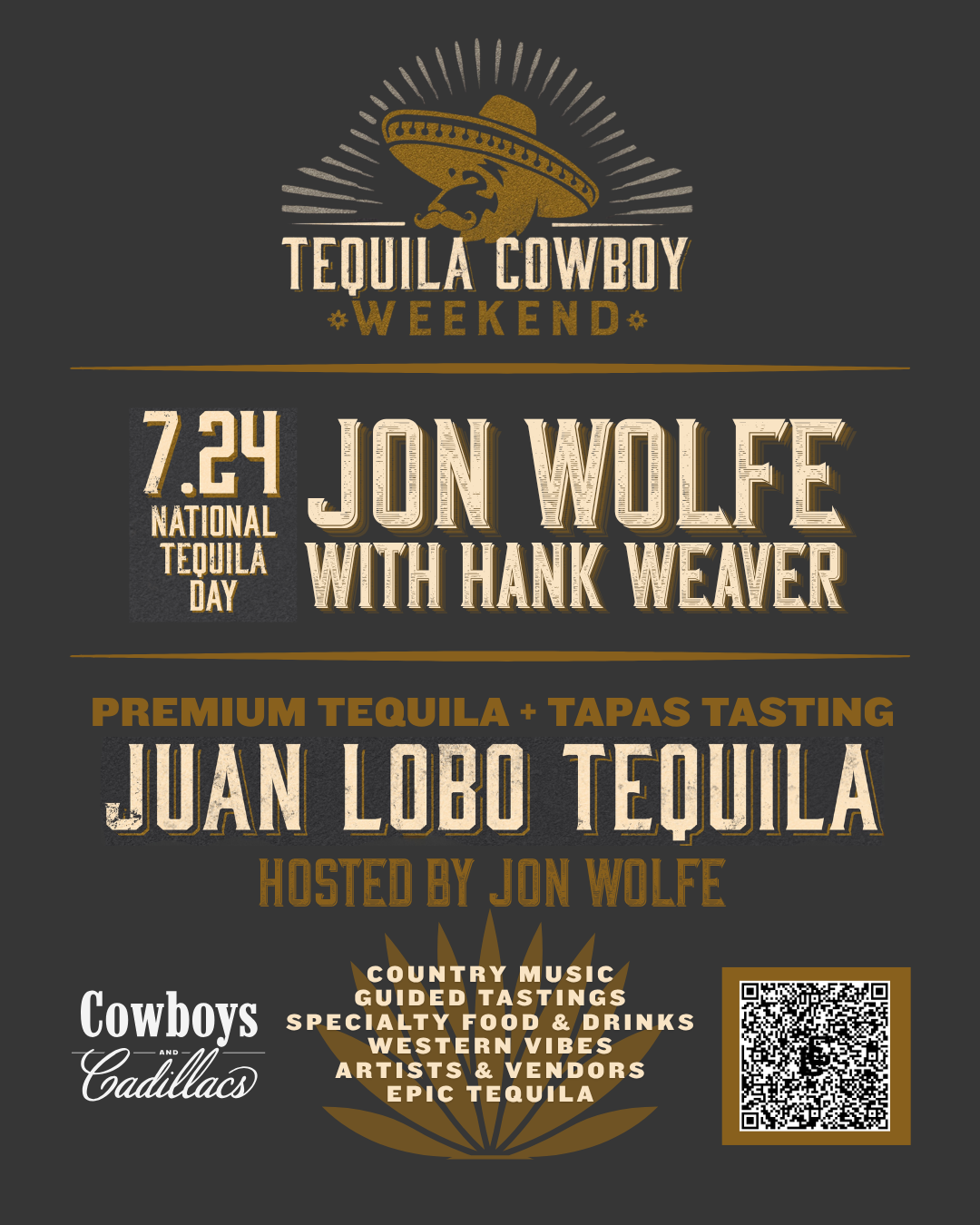 TEQUILA COWBOYS WEEKEND: JON WOLFE + HANK WEAVER