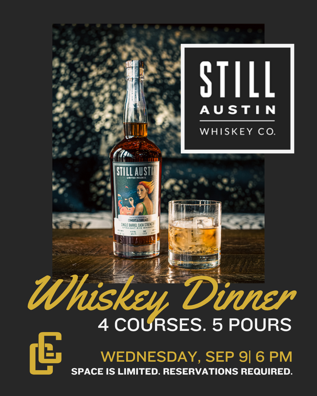 Still Austin Whiskey Dinner