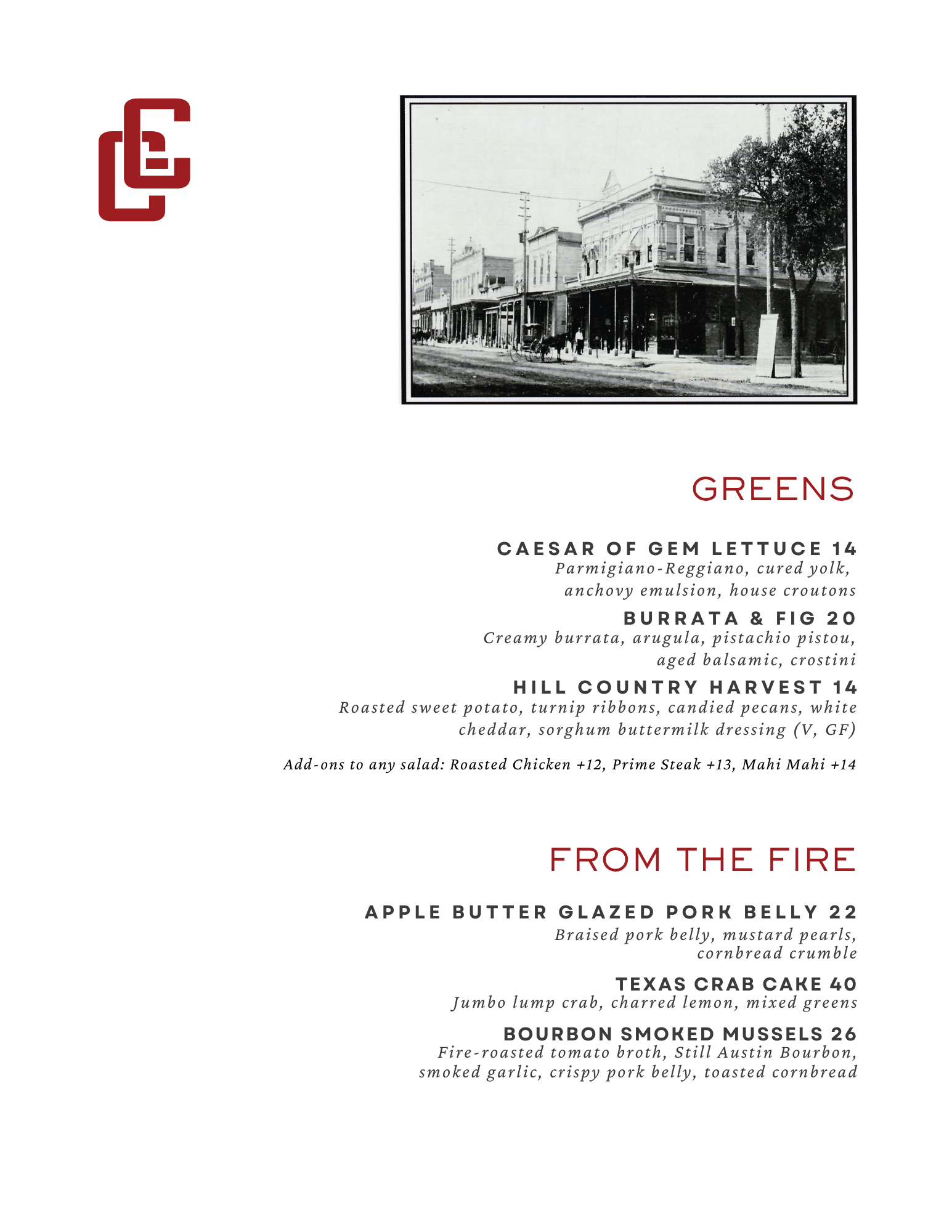 cowboys and cadillacs pendleton menu page 2