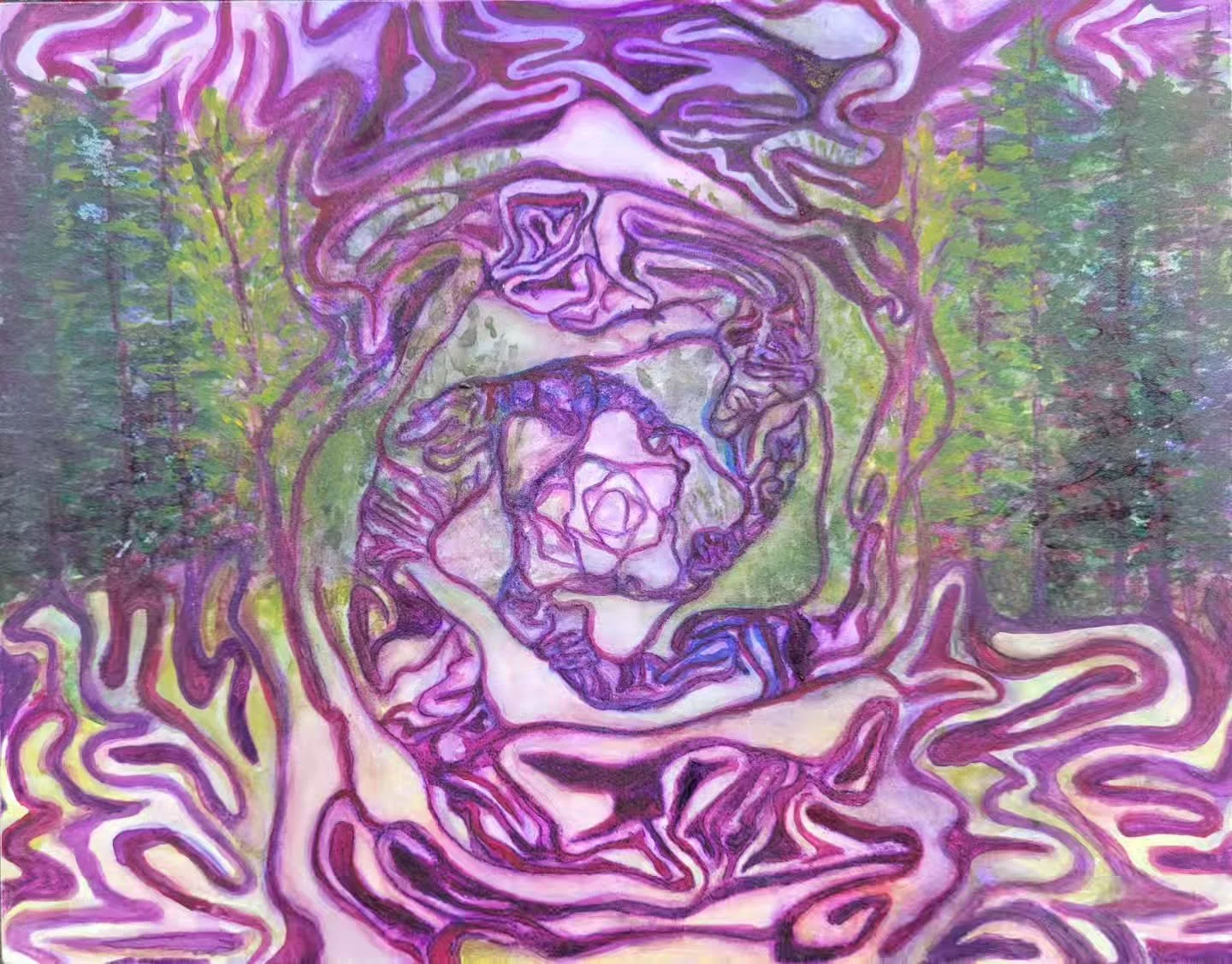 SOLD
"Cabbage in the Woods"
Watercolor and transfer paper on board 
14" X 11"
PRINTS AVAILABLE "8&times;10" $27 includes shipping
DM to purchase the original 🥬 

#painting #vegtable #series #nature #watercolors #cabbage