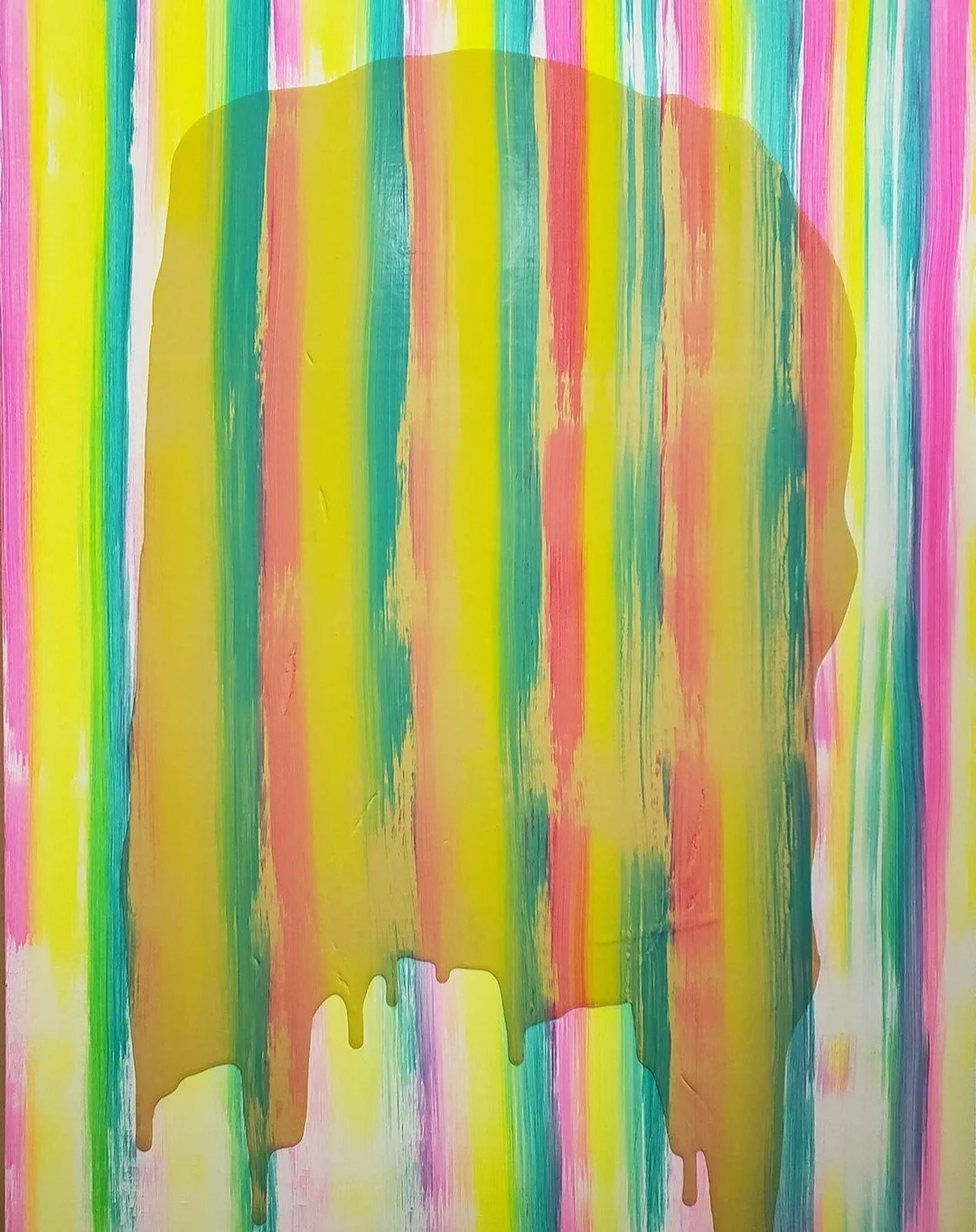 Neon Blob
Acrylic paint on board