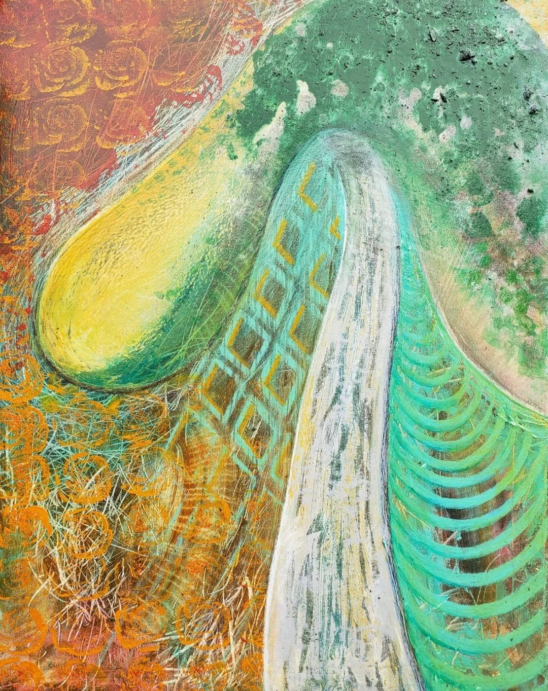 Mushroom Magic
Acrylic on canvas