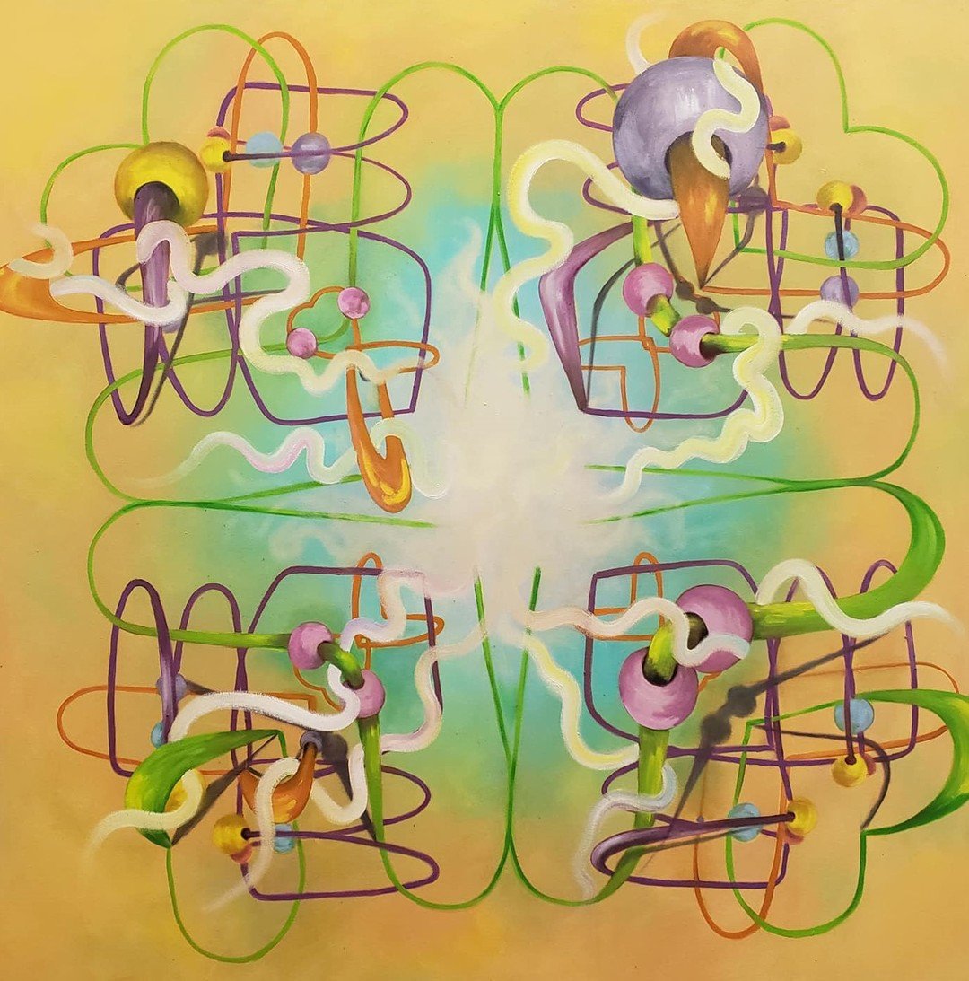 Child's Play 
Oil paint on canvas