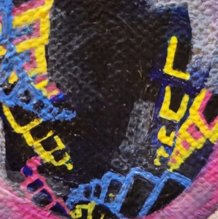 "Invisible Indivisibility" 

Acrylic on canvas 
20" X 20" 

Some of you have seen this piece after 4.5 hours of working on it while live painting for Dirt Turtles 🐢 👉🏼(Swipe to see of you missed it!) 

The final piece you see h