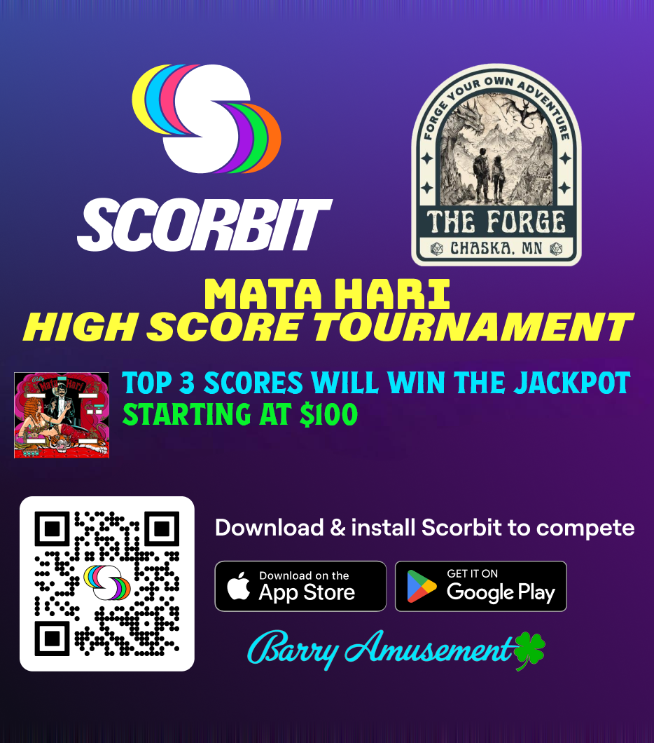 The Forge Mata Hari Pinball Tournament
