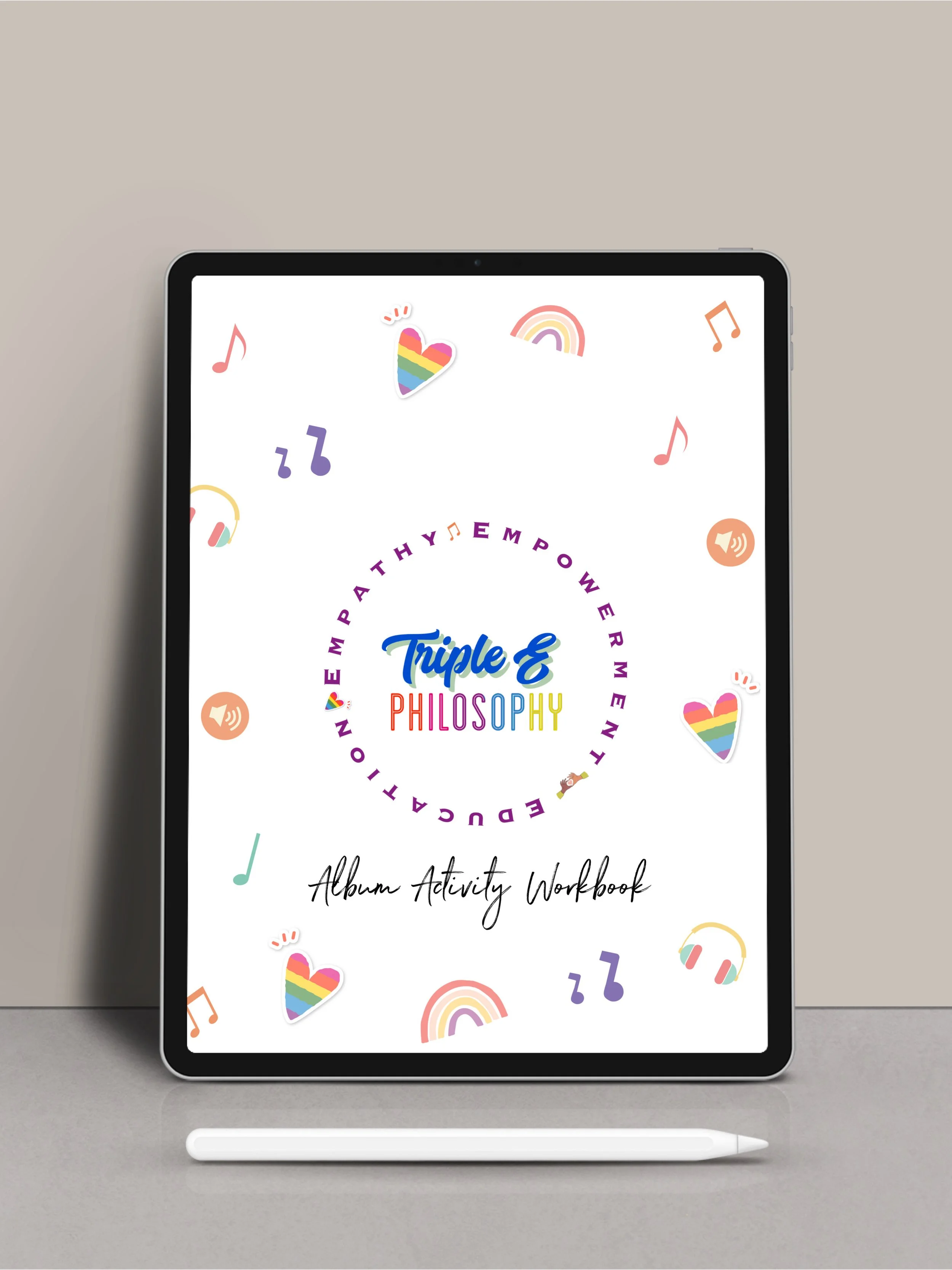 Activity Workbook for Children's Sing along album Triple E Philosophy