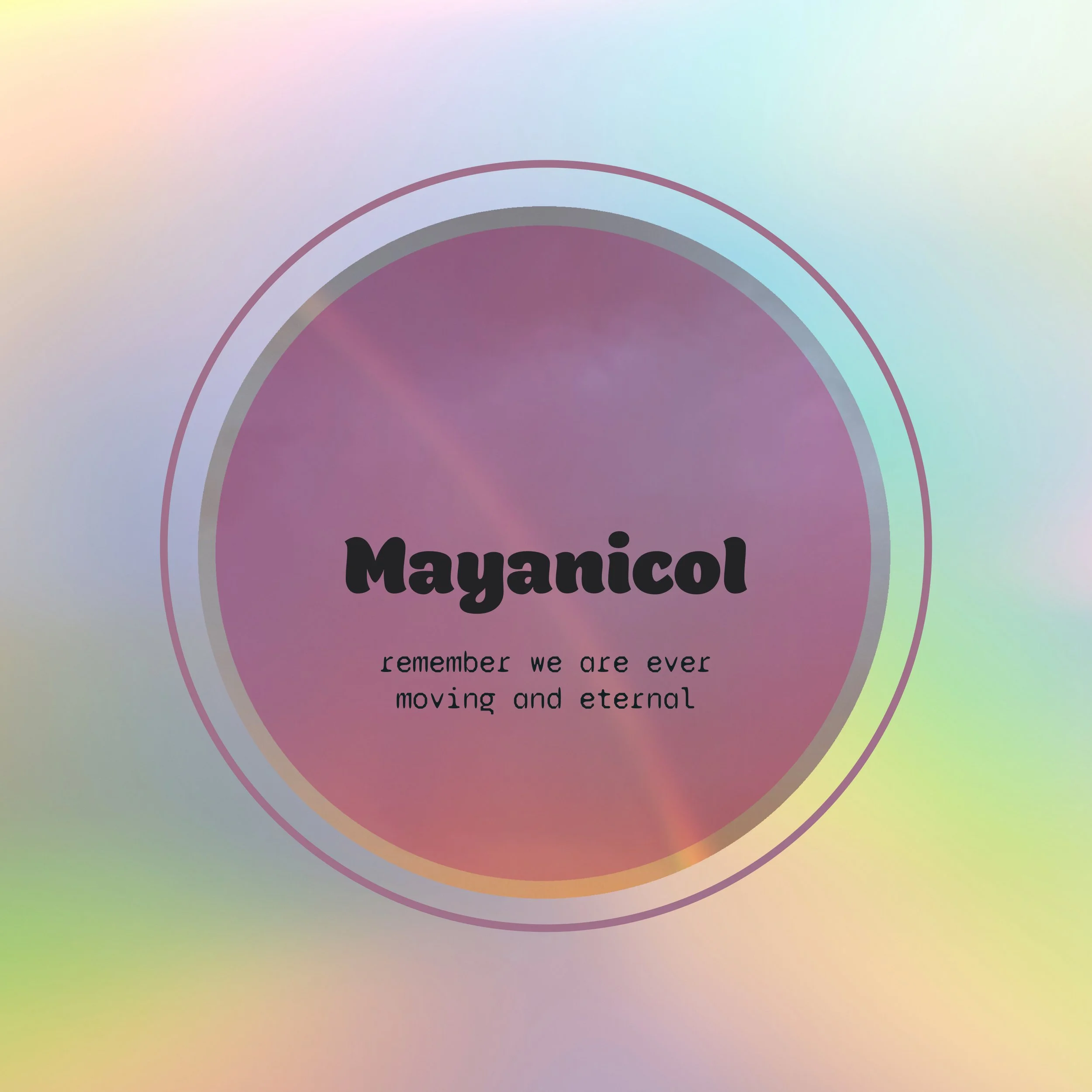 remember we are ever moving and eternal