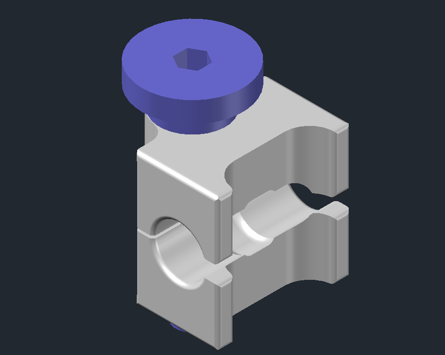 10k Repla Block - "3/8" Tube P Clamp